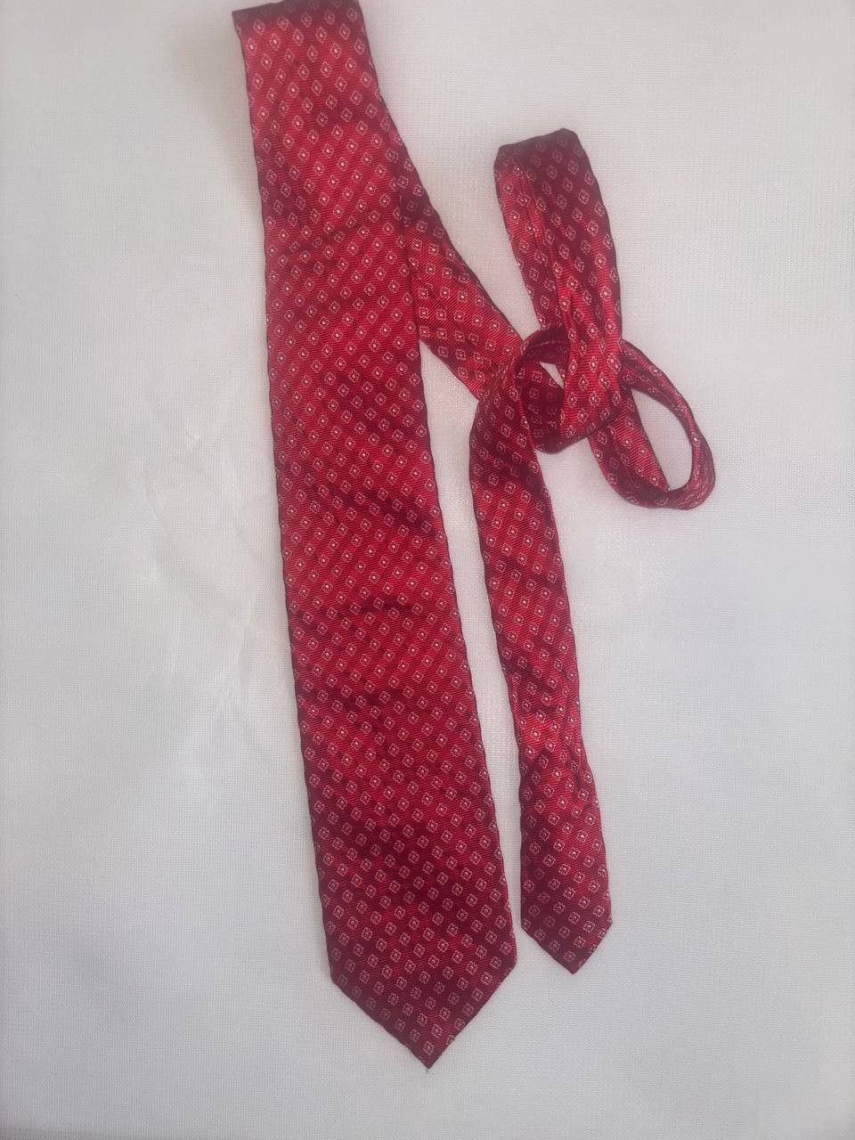 Joop! Men's tie JOOP made of 100% silk, red, made in Italy Size ONE SIZE - 7 Thumbnail