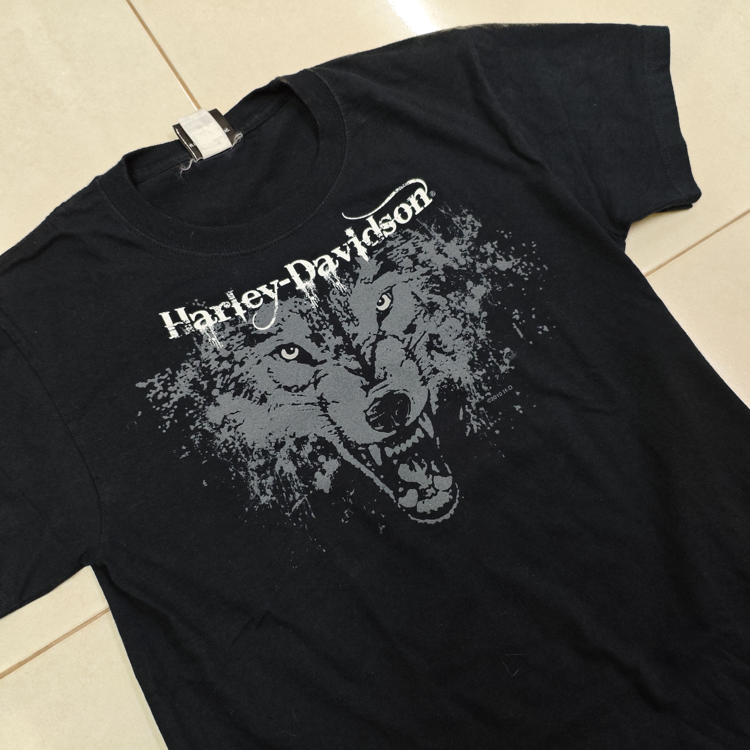 Harley Davidson HARLEY DAVIDSON Wolf Chicago Illinois Biker Tee Size US S / EU 44-46 / 1 - 5 Thumbnail