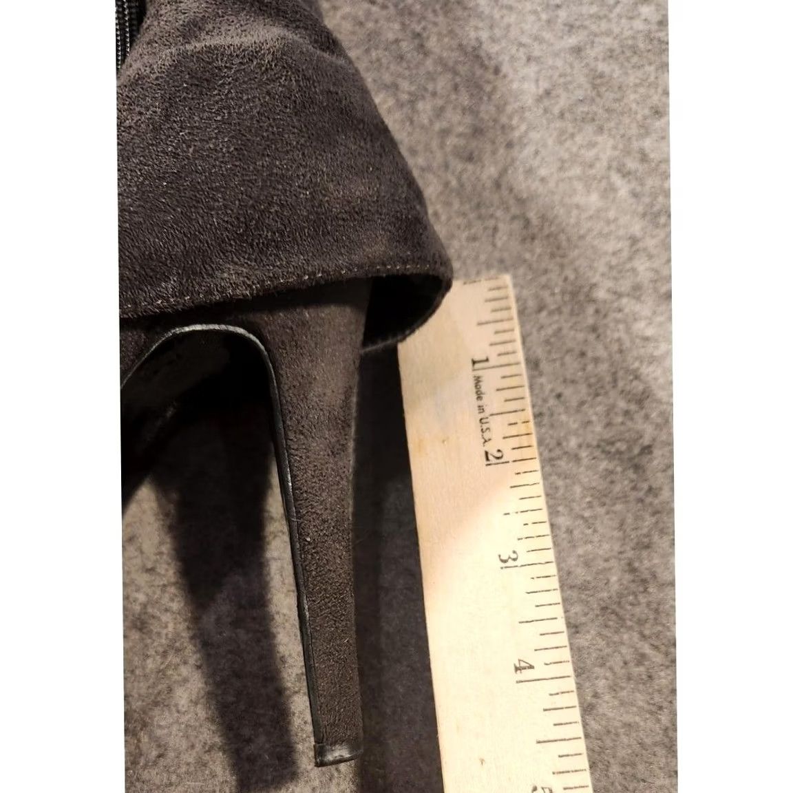 Vintage Maddie Boots Womens Over the Knee Boot Black 6 Slip-On Block Heel Ultra High 4 in & Higher Casual Party/Cocktail Size US 6 / IT 36 - 3 Thumbnail