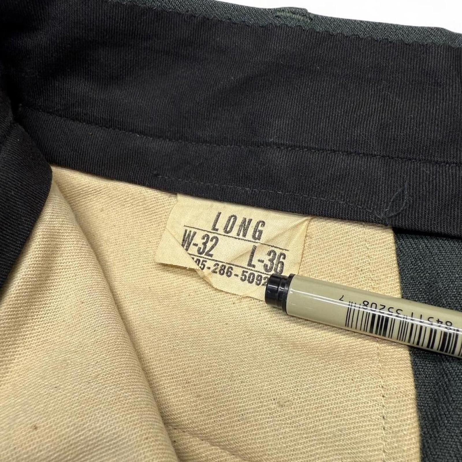 Other True vintage 1960’s dark green pleated army trousers Size US 32 / EU 48 - 4 Thumbnail