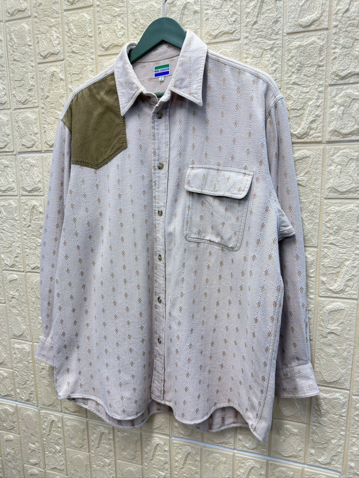 Nigel Cabourn Rare Nigel Cabourn Vintage Flannel Corduroy Patchwork MJ111 Size US M / EU 48-50 / 2 - 2 Thumbnail