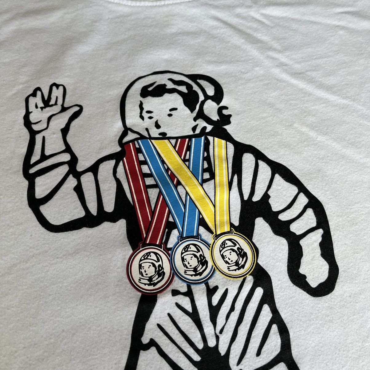 Billionaire Boys Club Billionaire Boys Club Astro Space Man Medals Graphic T Shirt Size US XXL / EU 58 / 5 - 4 Thumbnail