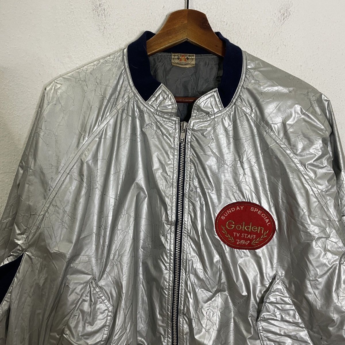 Formula 1 Vintage Alpha Cubic Racing Team Bomber Jacket Size US XL / EU 56 / 4 - 4 Thumbnail