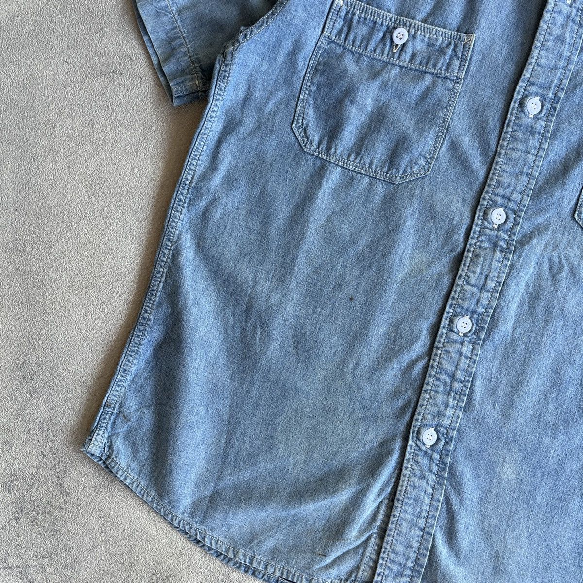 Blue Blue Japan Vintage Blue Blue Japan Denim Work Shirt Size US M / EU 48-50 / 2 - 5 Thumbnail