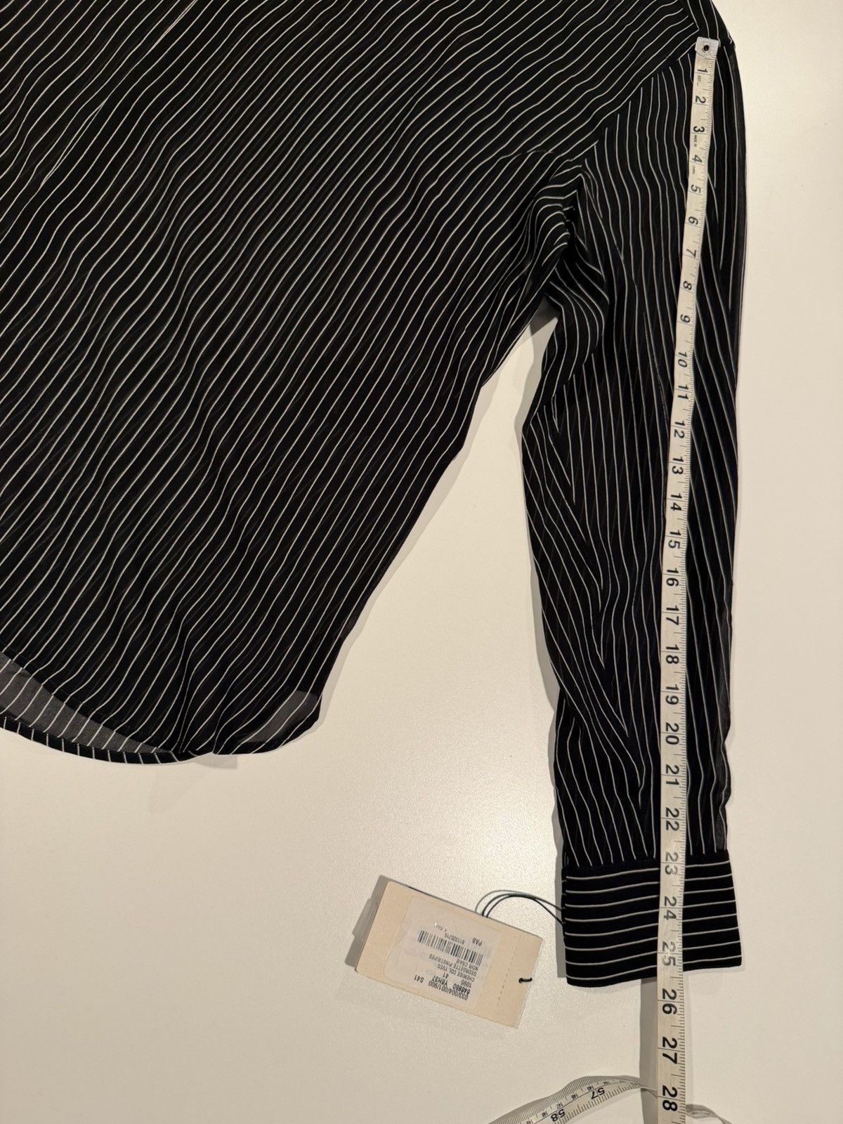 Saint Laurent Paris Saint Laurent mens striped silk shirt. 41/16. $1500 Size US L / EU 52-54 / 3 - 6 Thumbnail