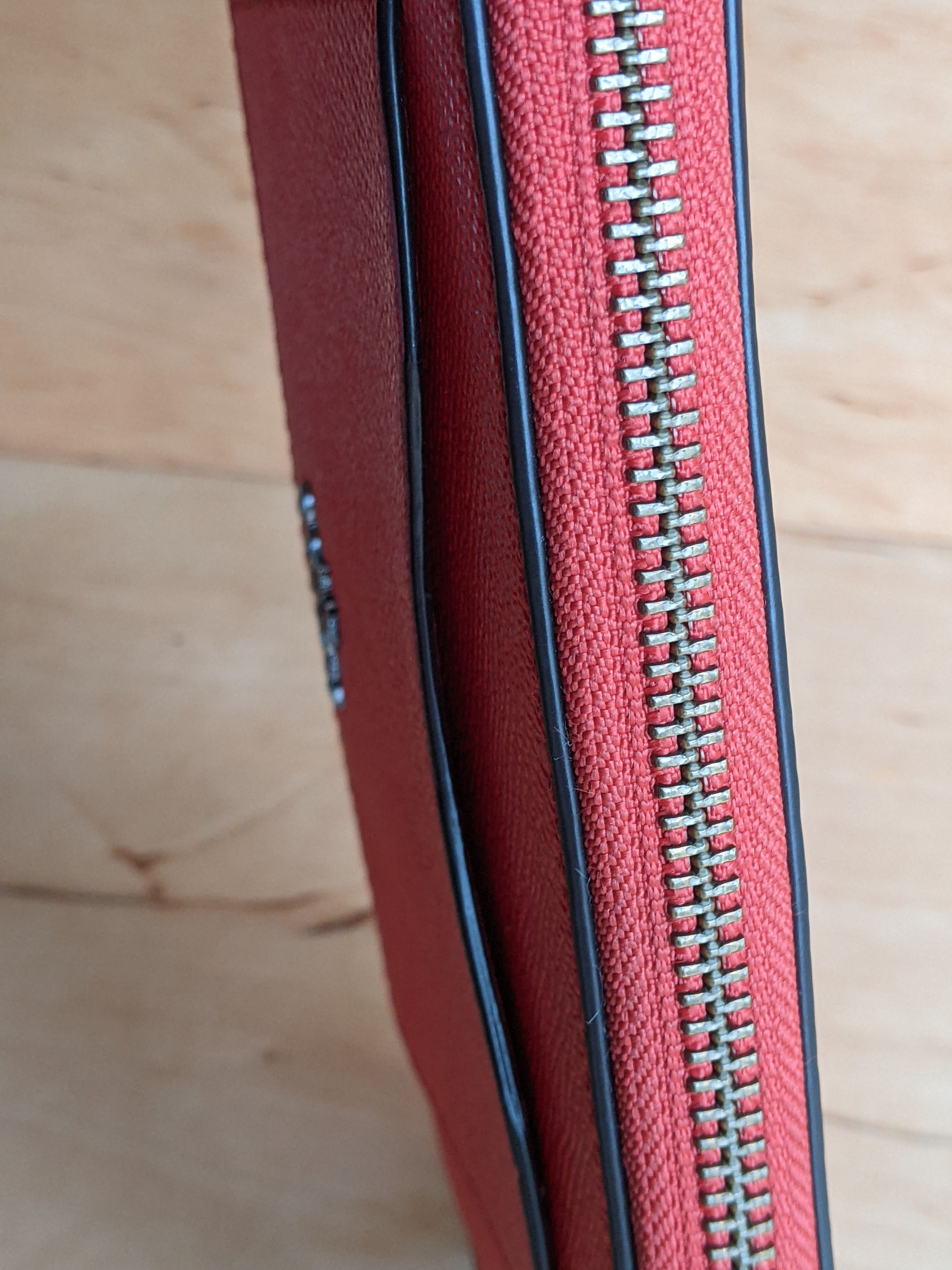 Coach Coach Accordion Zip Wallet Red Prada Vivienne Westwood Size ONE SIZE - 9 Thumbnail