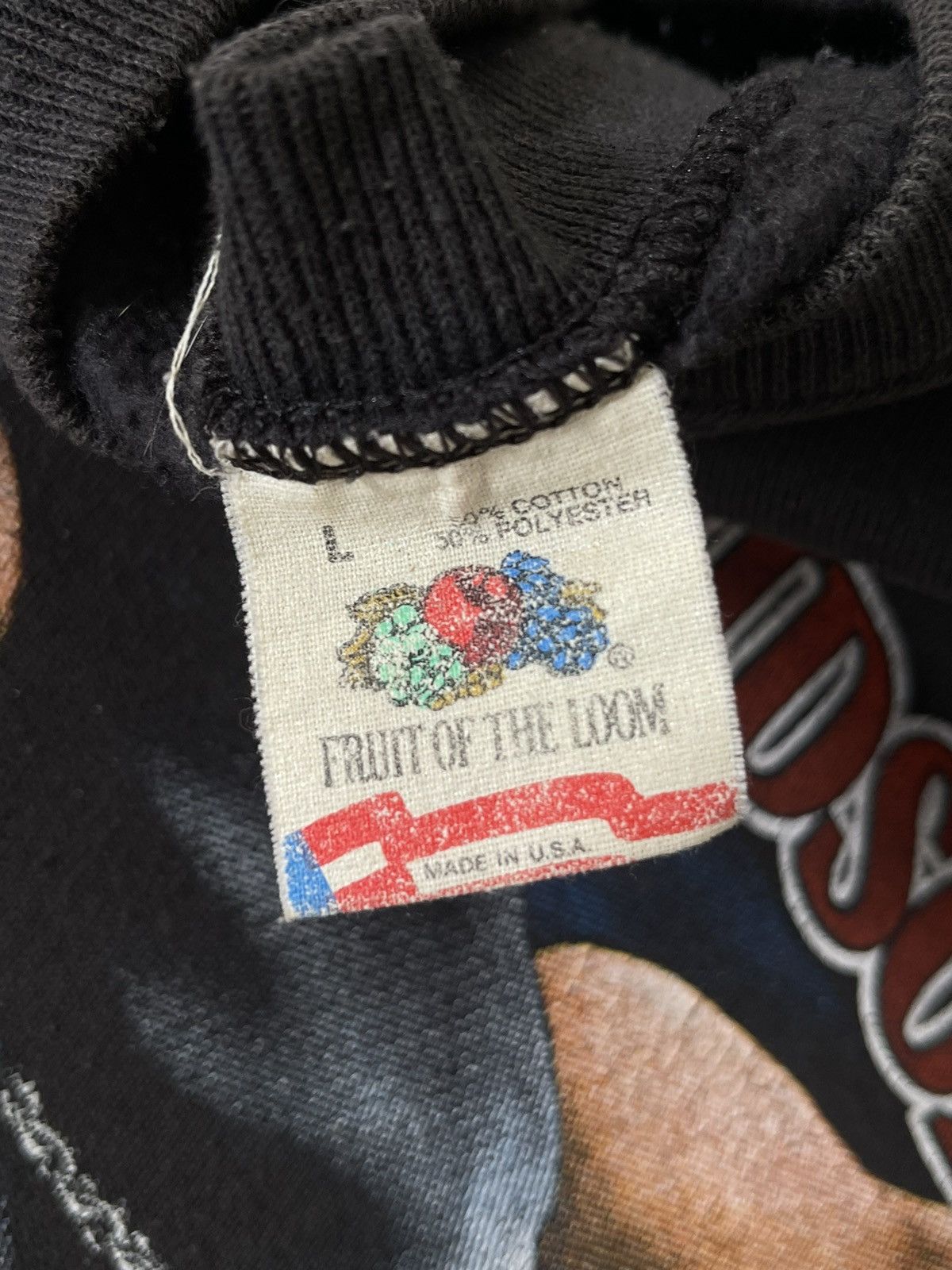 Harley Davidson Vintage 1987 3D Harley Davidson Bad to The Bone Sweatshirt Size US L / EU 52-54 / 3 - 10 Thumbnail
