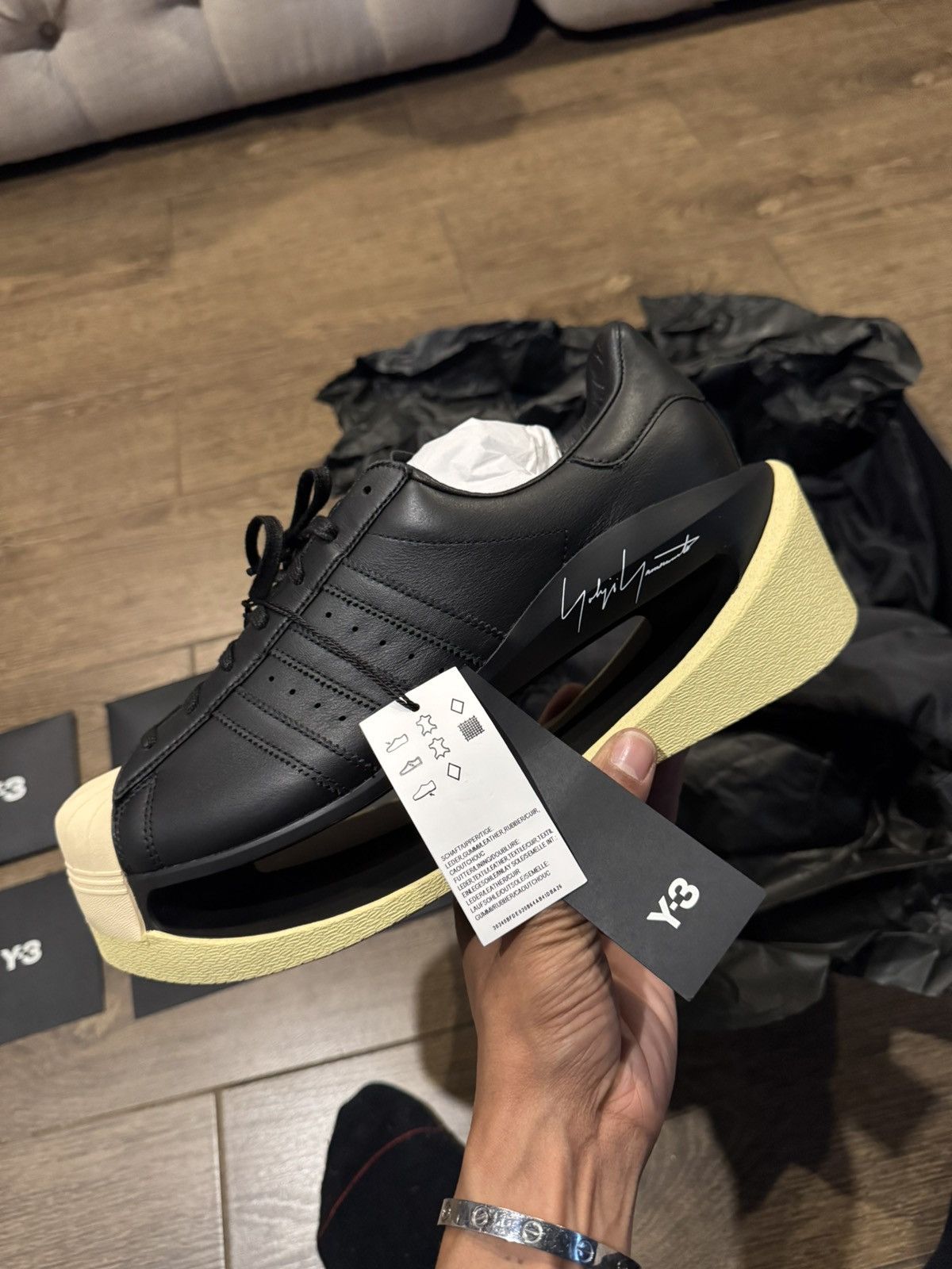 Adidas × Y-3 Y-3 Adidas Superstar trainers Size US 10.5 / EU 43-44 - 2 Thumbnail