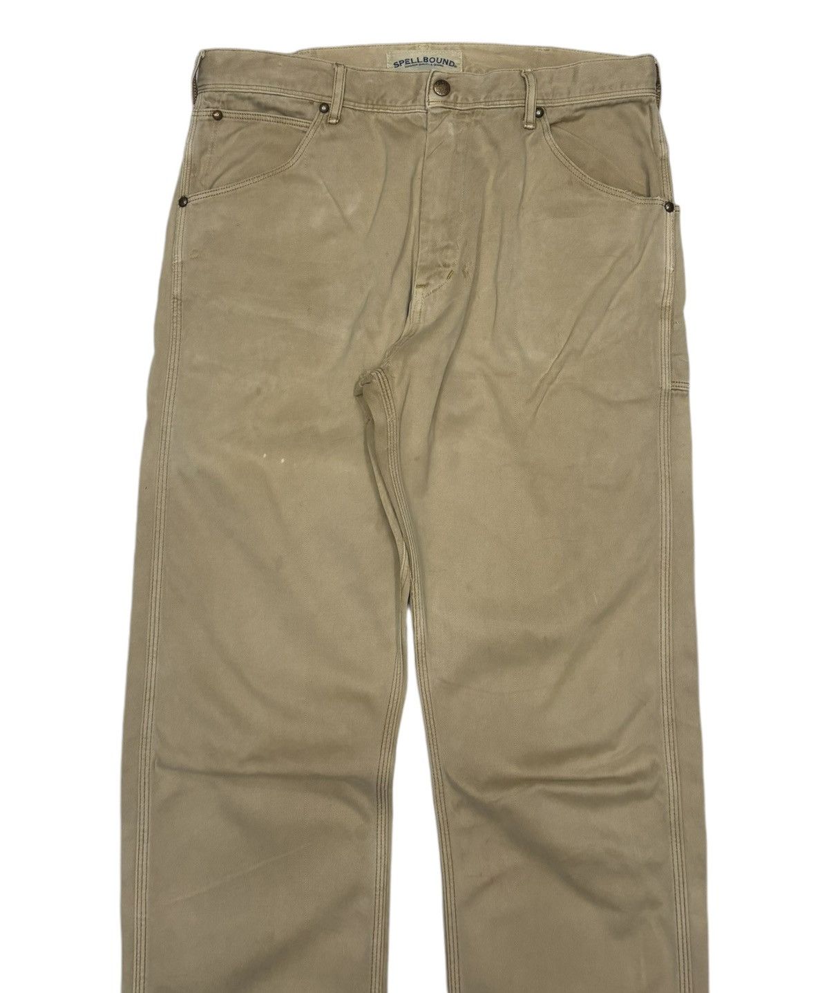 Hysteric Glamour SPELLBOUND FADED BROWN PAINTER PANTS Size US 31 - 3 Thumbnail