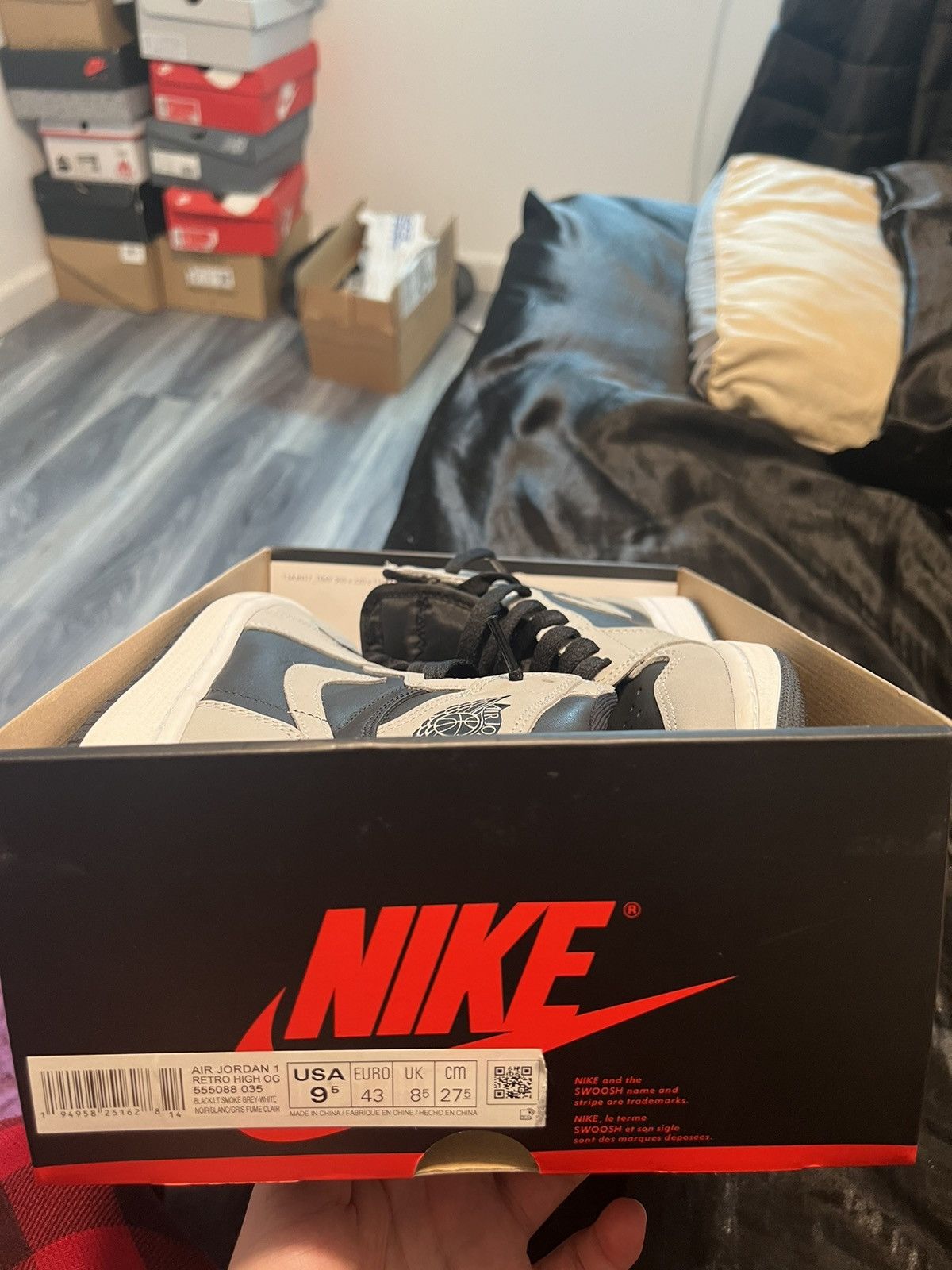 Jordan Brand × Nike Air Jordan 1 Retro High OG 'Shadow 2.0' Size US 9.5 / EU 42-43 - 5 Thumbnail