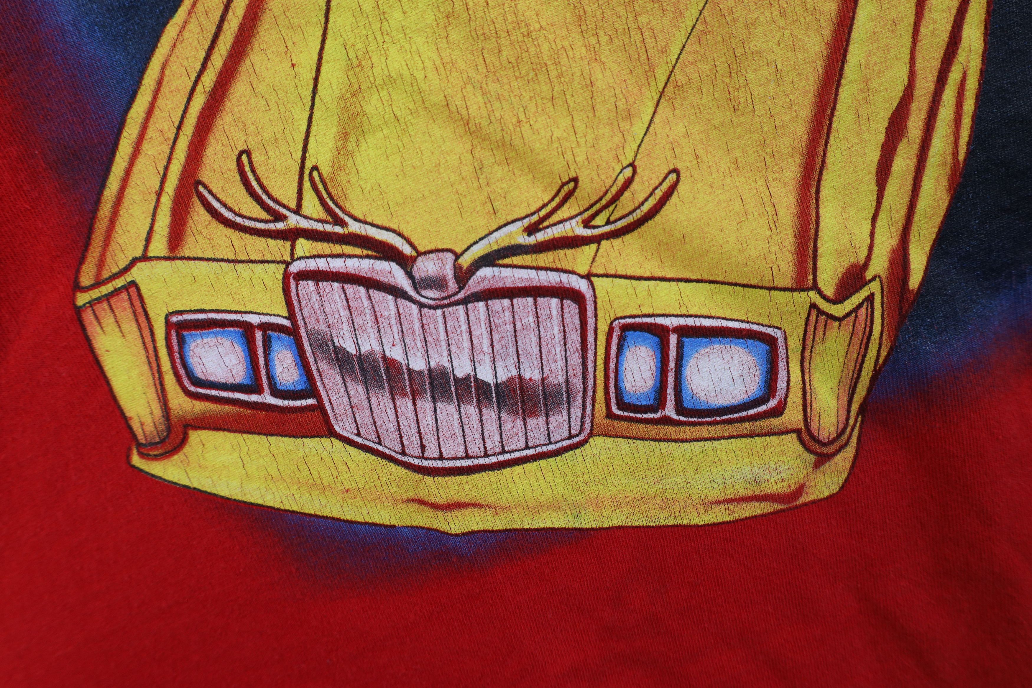 Vintage Vintage 90s Christmas Holidays Santa Sports Car T-Shirt Size US XL / EU 56 / 4 - 7 Thumbnail