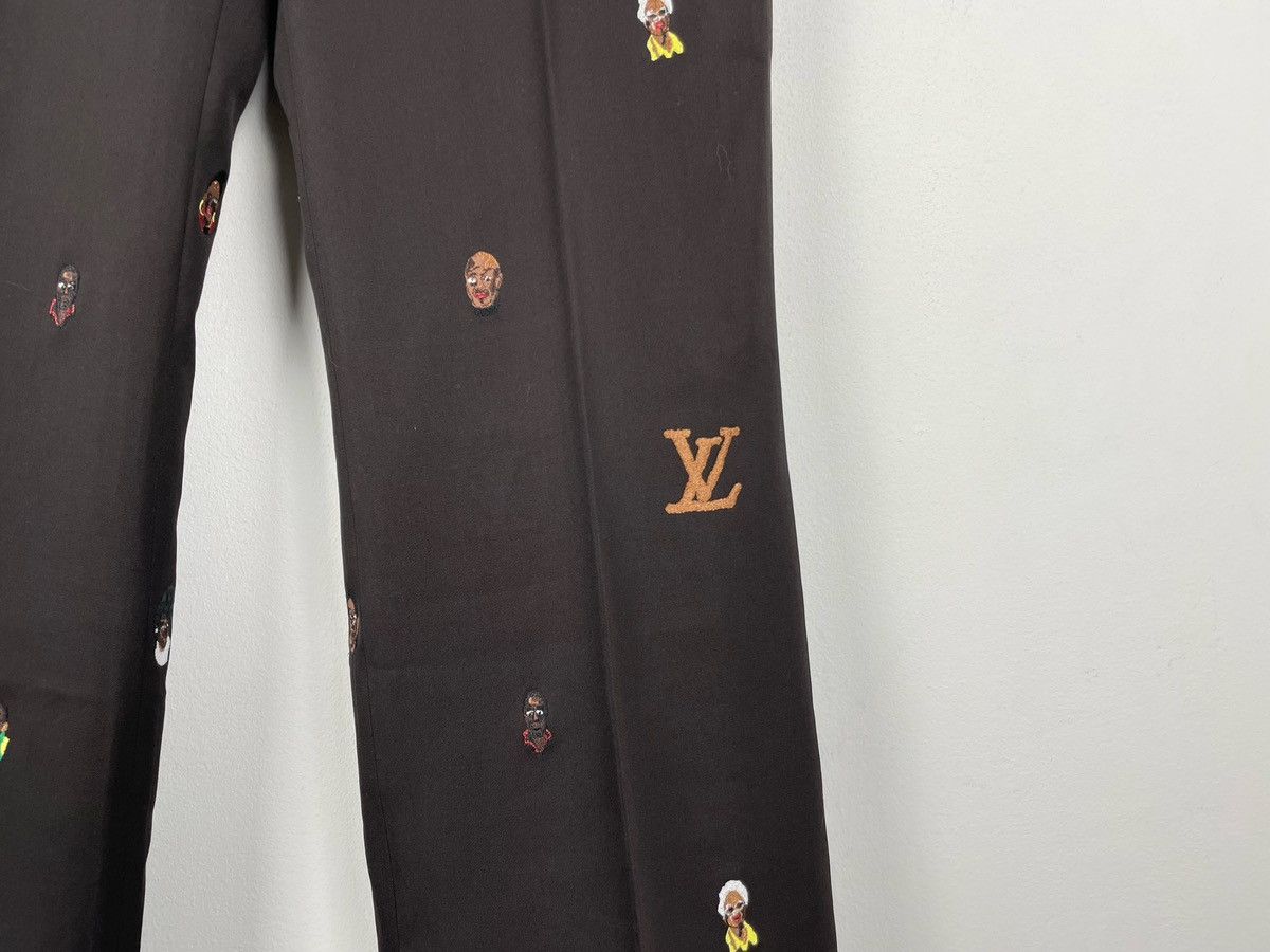 Louis Vuitton Louis Vuitton SS24 Collaboration Embroidered Flared Pants Size US 32 / EU 48 - 11 Thumbnail