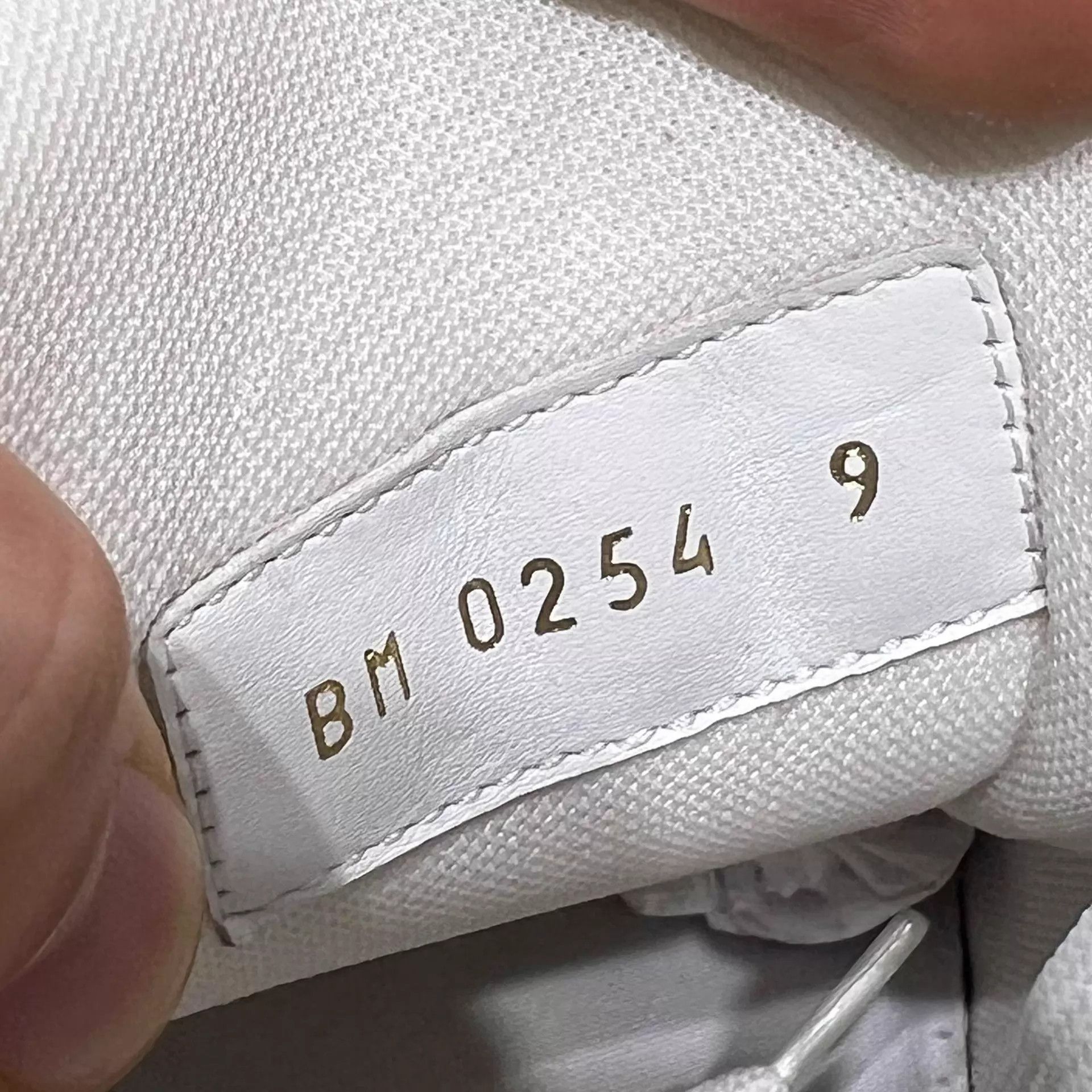 Louis Vuitton LV Trainer White & Blue Denim New w/ Box, Tried On UK9/43 Size US 10 / EU 43 - 8 Thumbnail