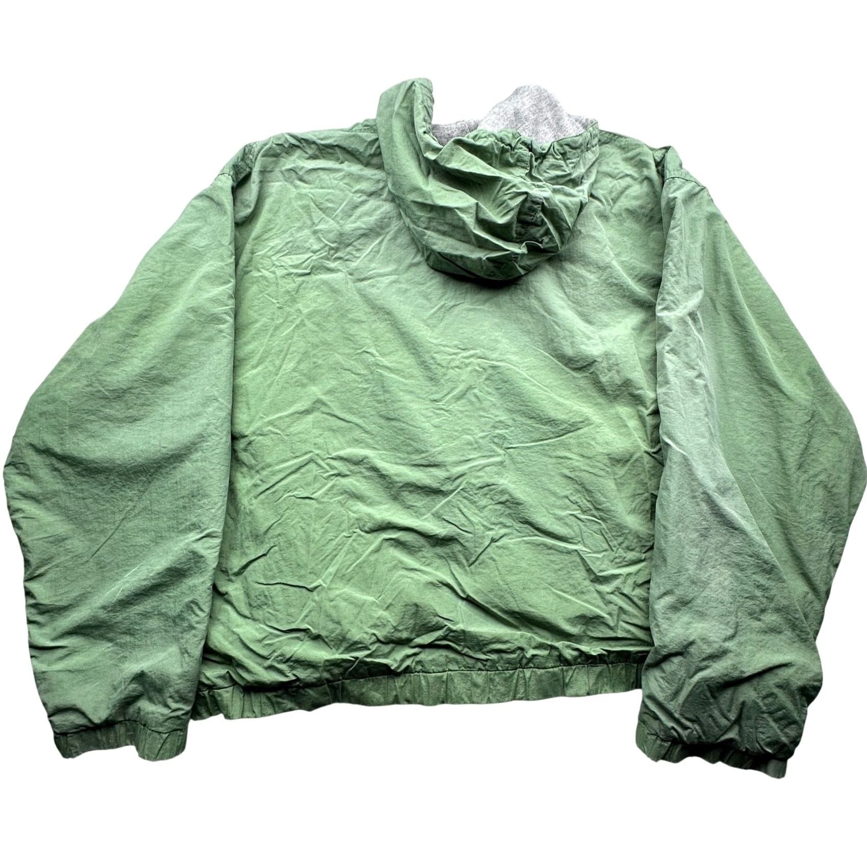 Vintage VINTAGE The Real McCoy's Lined Nylon Jacket Mens XL Green Logo Embroidered Full Zip Hooded Size US XL / EU 56 / 4 - 2 Thumbnail