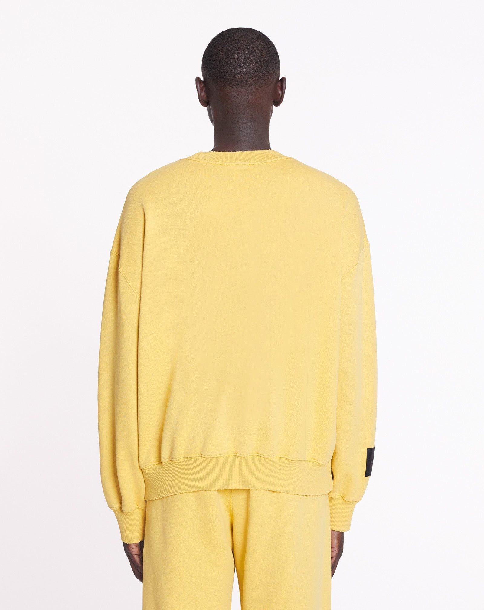 Lanvin o1mle0825 Unisex Loose Fit Printed Sweatshirt in Yellow Size US S / EU 44-46 / 1 - 5 Thumbnail