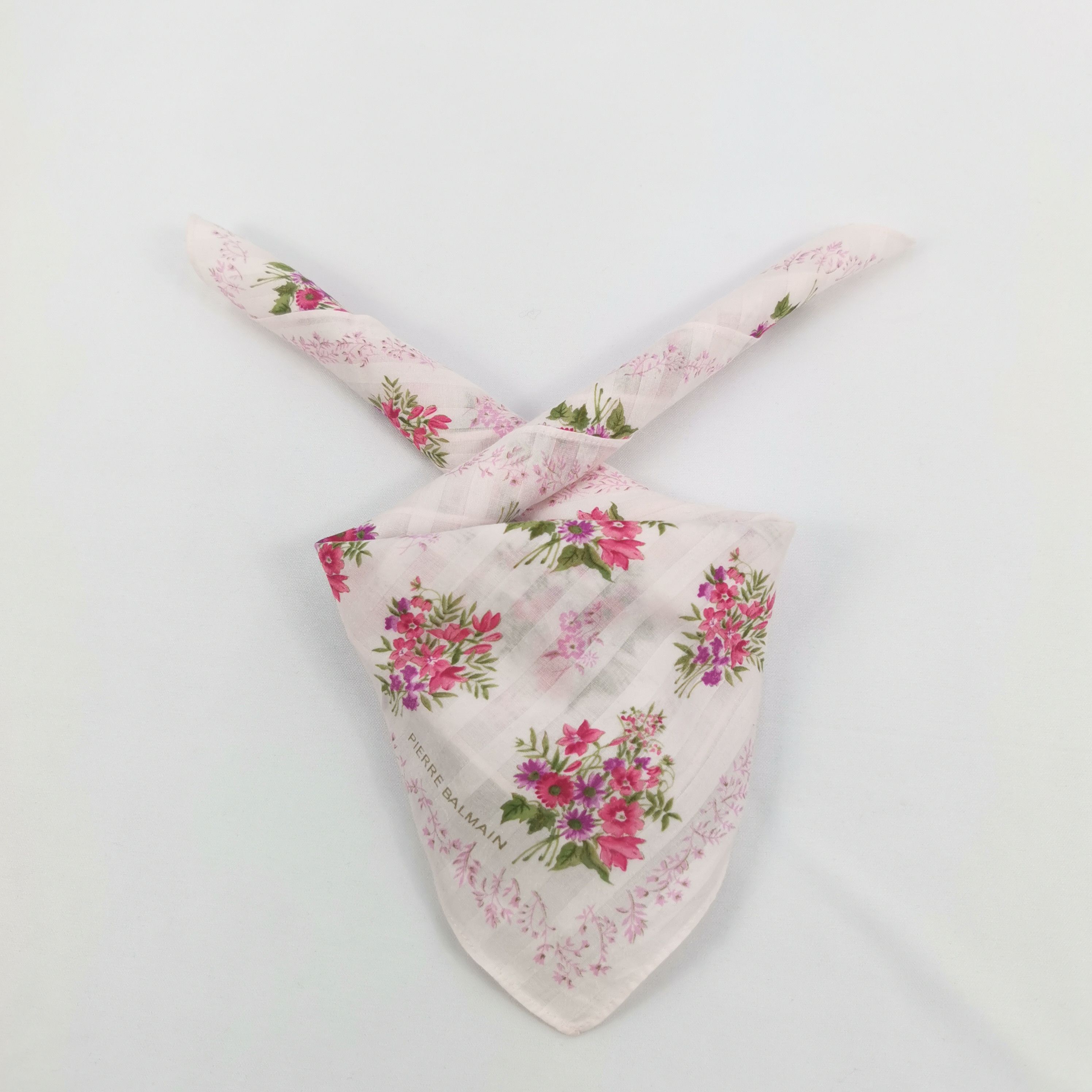 Japanese Brand Vintage Pierre Balmain Handkerchief Neckerchief Bandana Size ONE SIZE - 1 Thumbnail