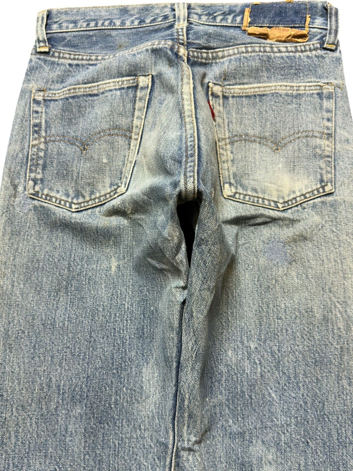 Levi's Vintage Clothing Vintage 60’s Levi’s 501 Button 6 Faded Denim Size US 27 - 5 Thumbnail