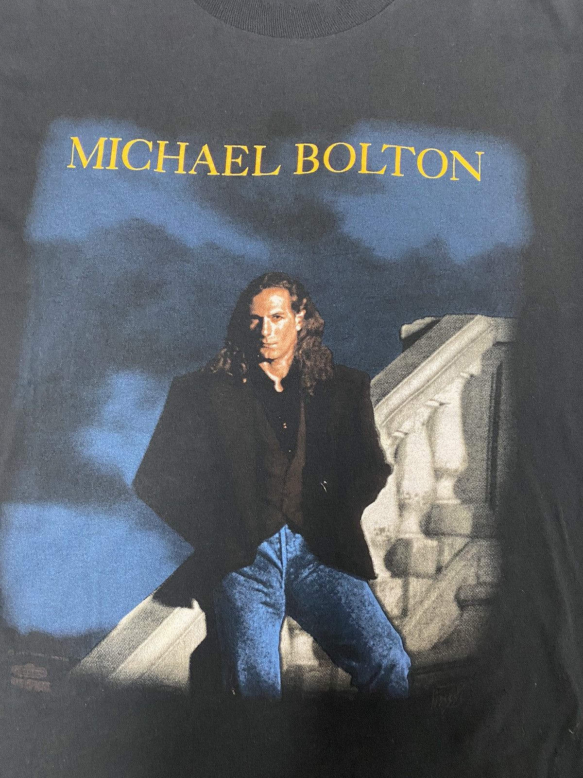 Band Tees × Vintage Vintage 80’s Micheal Bolton Band Screen Stars Tour Tee M Size US M / EU 48-50 / 2 - 4 Thumbnail
