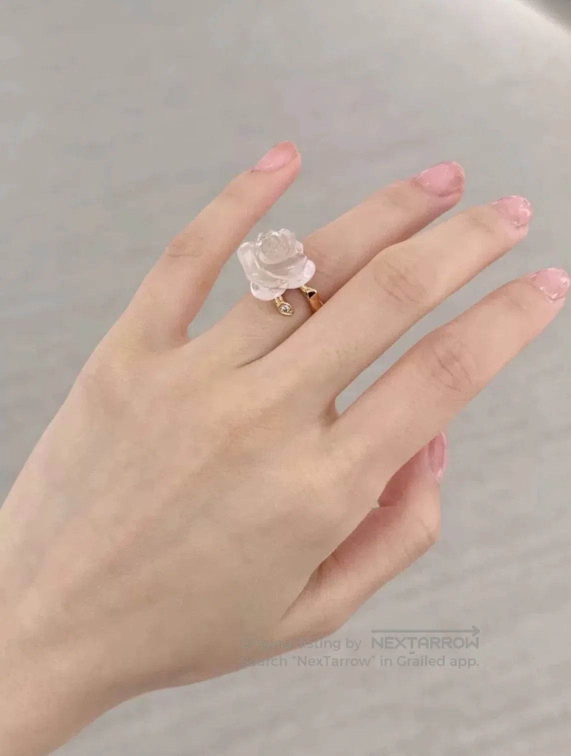 Dior Dior Rose Dior Pre Catelan Ring. Size ONE SIZE - 9 Thumbnail