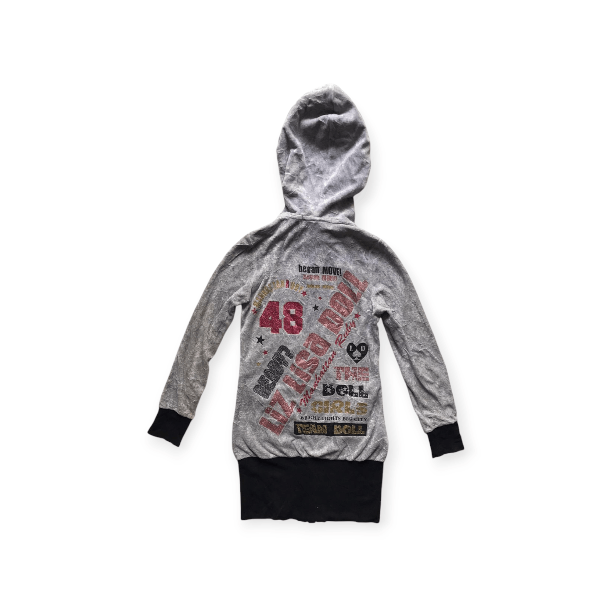 Japanese Brand × LIZ LISA × Vintage Liz Lisa Hoodie Long Jacket Y2k Size M / US 6-8 / IT 42-44 - 2 Thumbnail