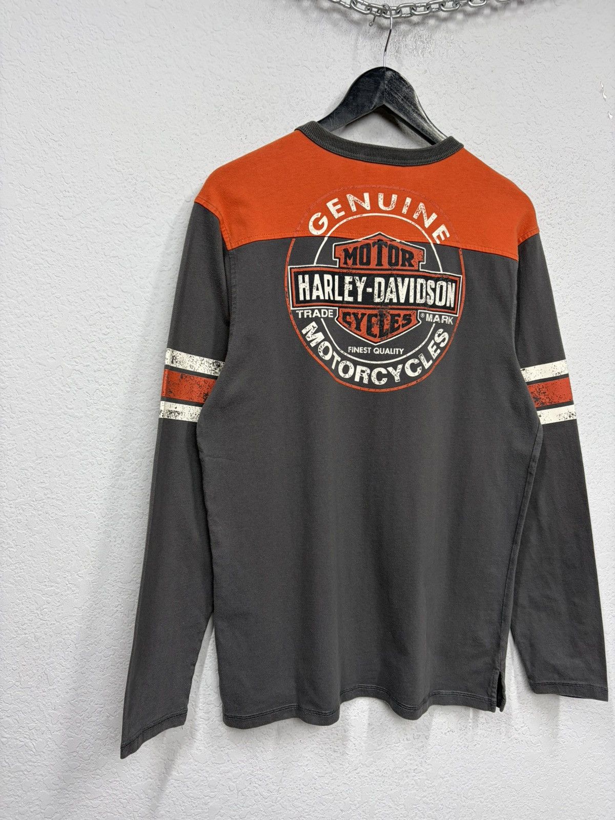 Harley Davidson Vintage Harley-Davidson Long Sleeve Tee Biker Graphic Y2K Size US L / EU 52-54 / 3 - 4 Thumbnail