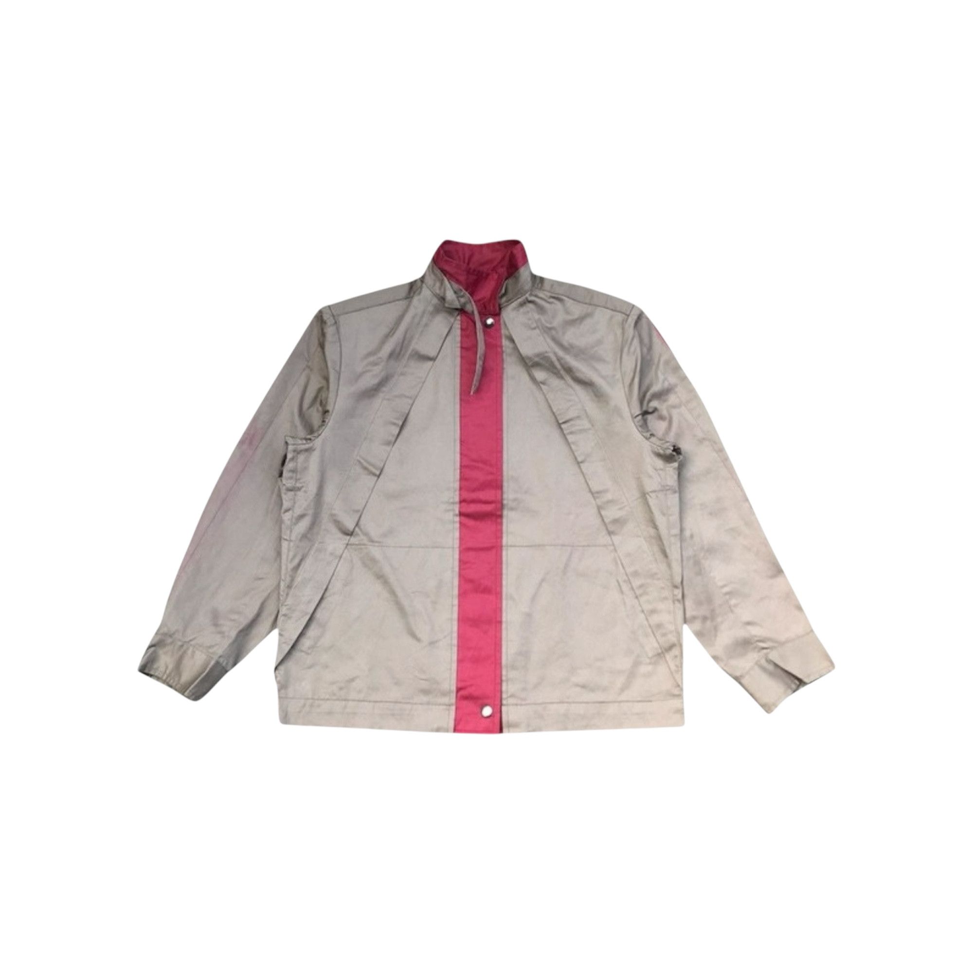 Issey Miyake Vintage 80s Issey Miyake Pleated Sateen Bomber Jacket Size US M / EU 48-50 / 2 - 1 Thumbnail