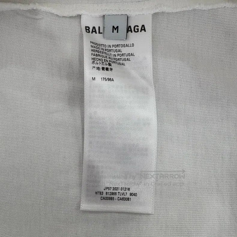 Balenciaga Balenciaga Letter Print Short Sleeve T-Shirt Size US M / EU 48-50 / 2 - 3 Thumbnail