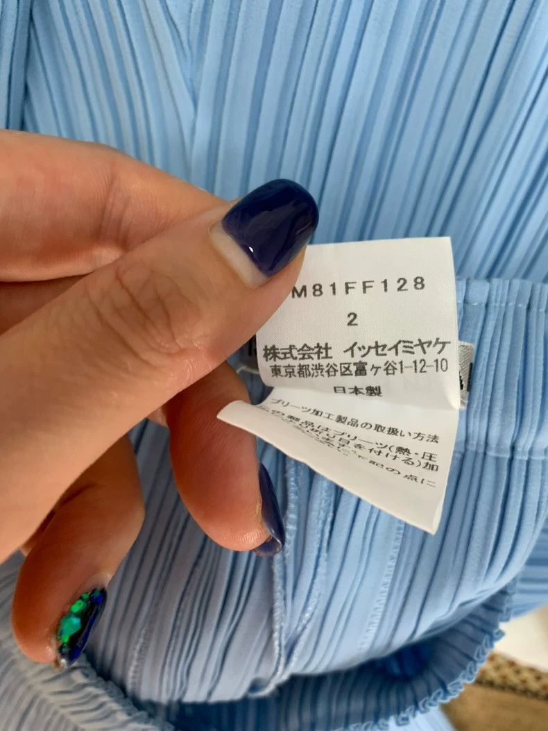 Issey Miyake Issey Miyake Blue pleated pants Size 24" / US 00 / IT 34 - 5 Thumbnail