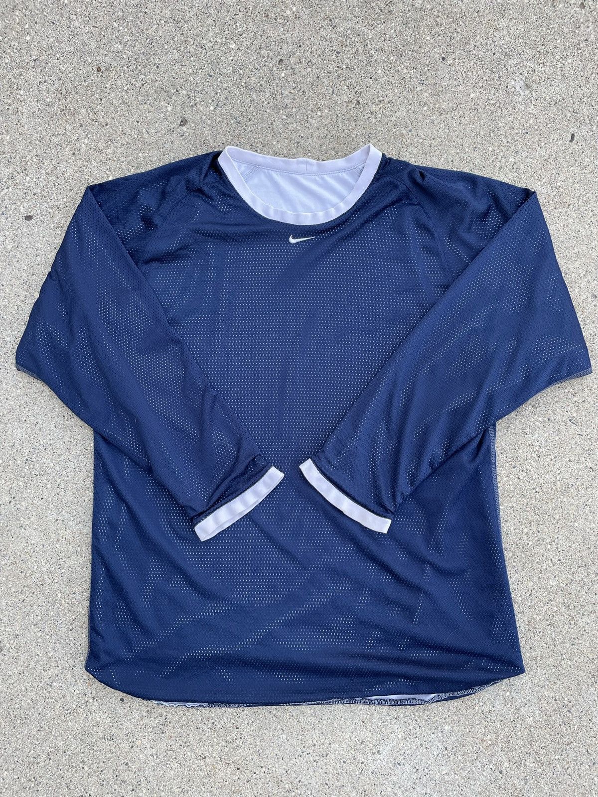 Nike Y2K Nike Center Swoosh Mesh Jersey | Grailed