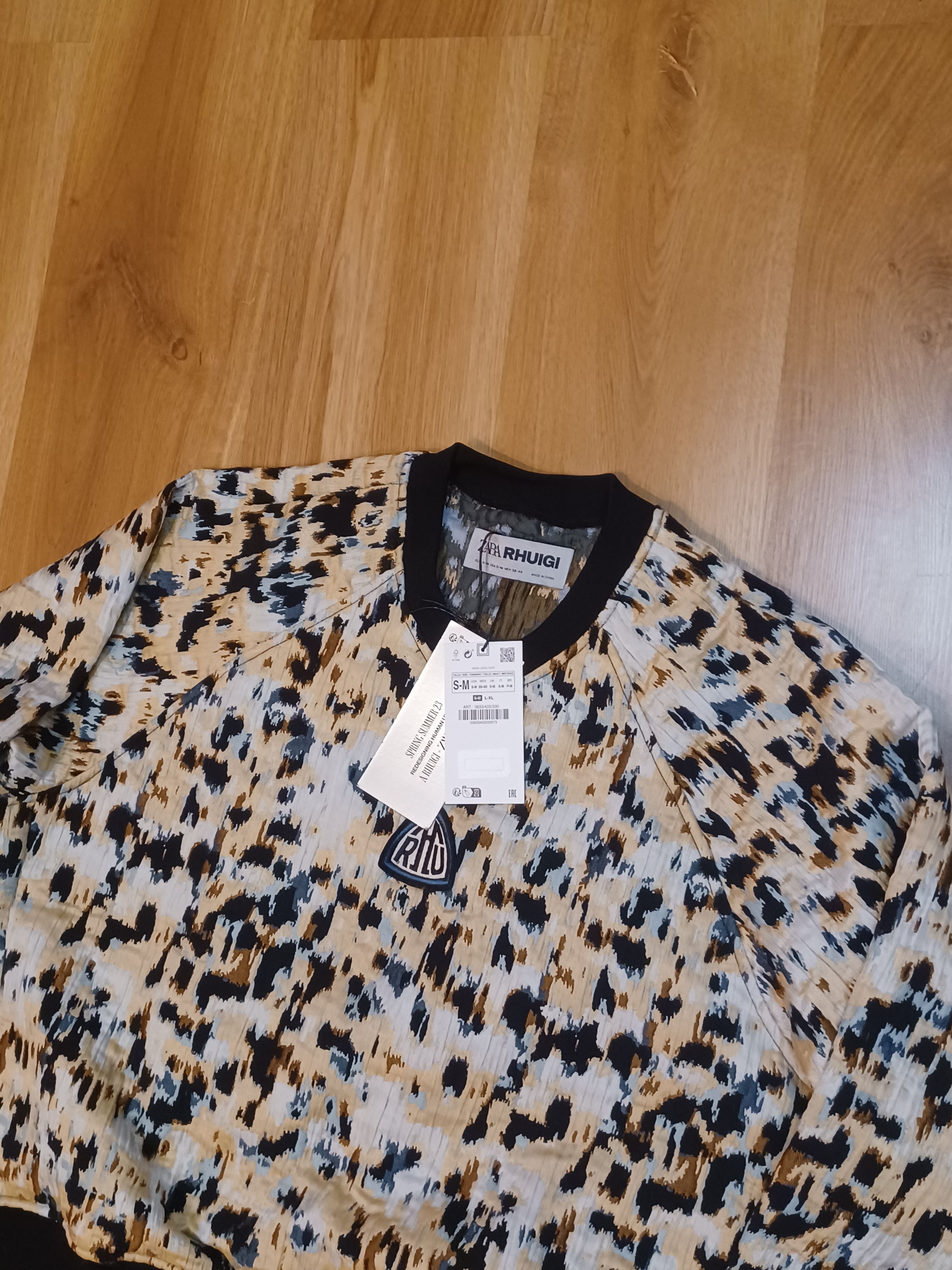 Rhude × Zara DSWT Zara x Rhuigi S / M Color Block Sweatshirt Animal Size US M / EU 48-50 / 2 - 6 Thumbnail