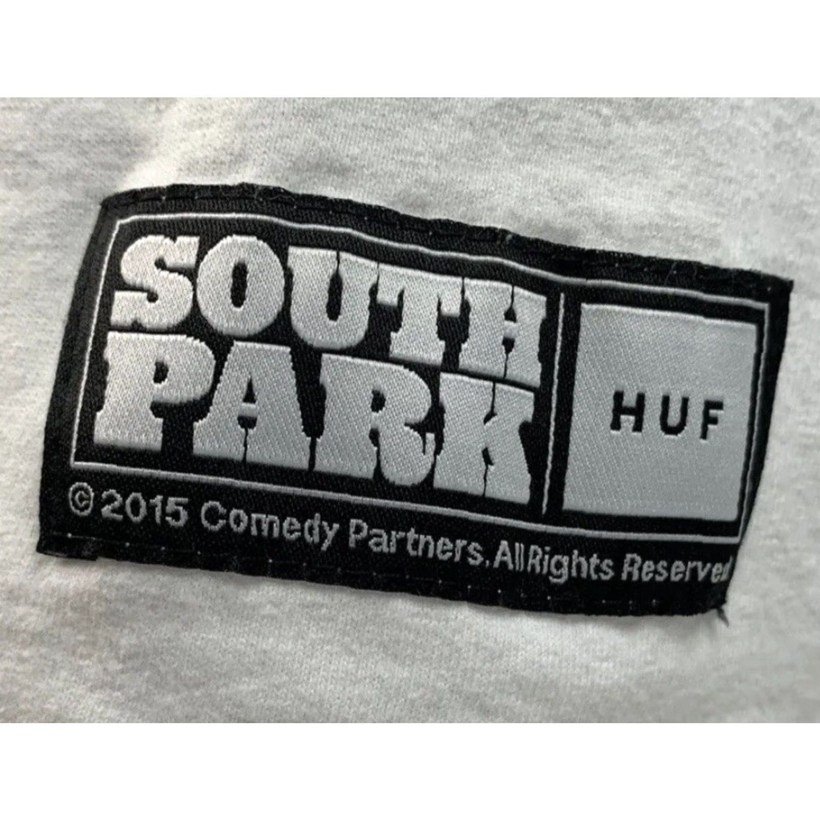 Vintage South Park x HUF T-Shirt Towelie 2015 Men's Medium White