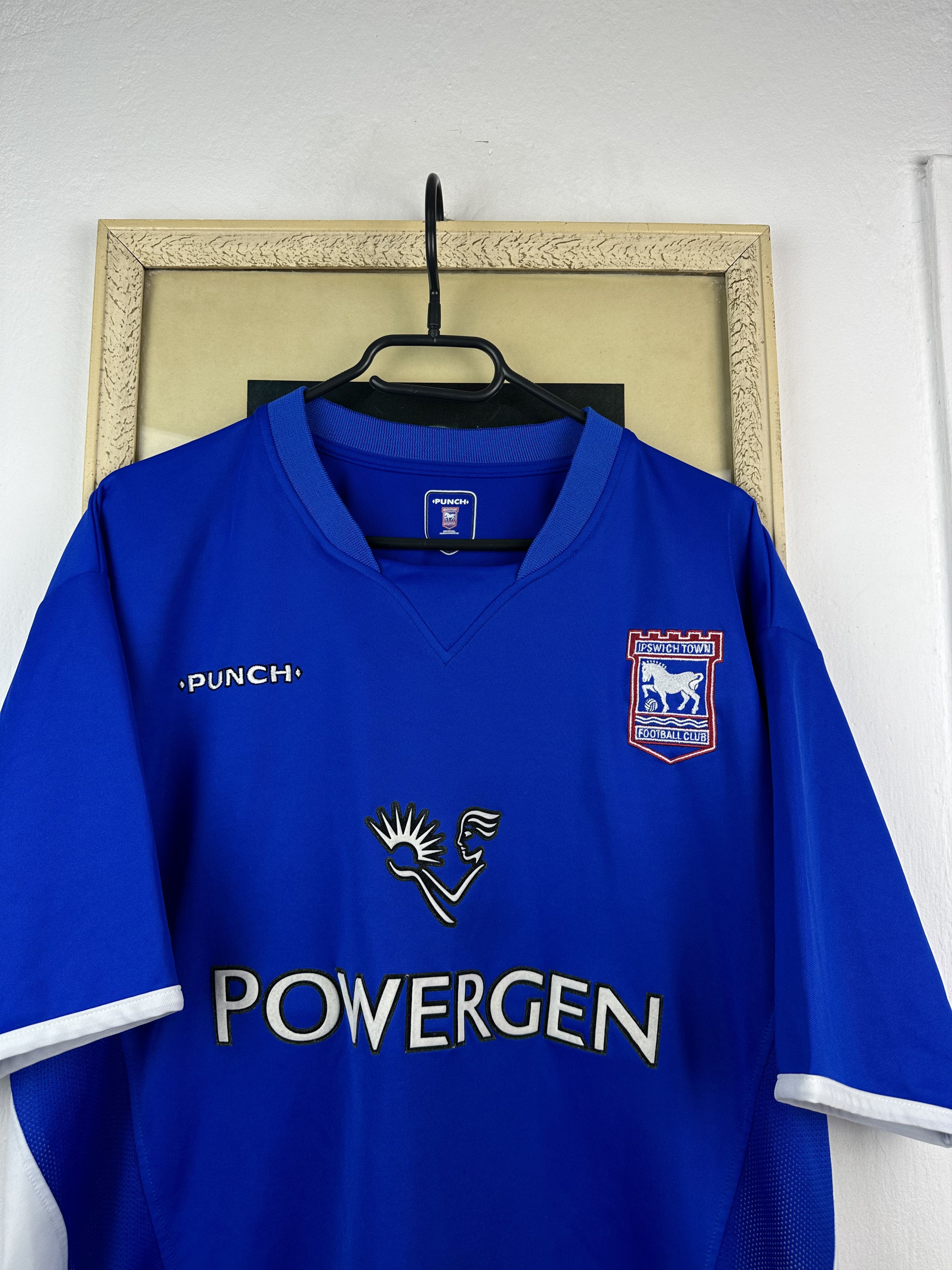 Vintage Ipswich Town Home football shirt 2003 Soccer Jersey Tee Rare Size US XL / EU 56 / 4 - 2 Thumbnail