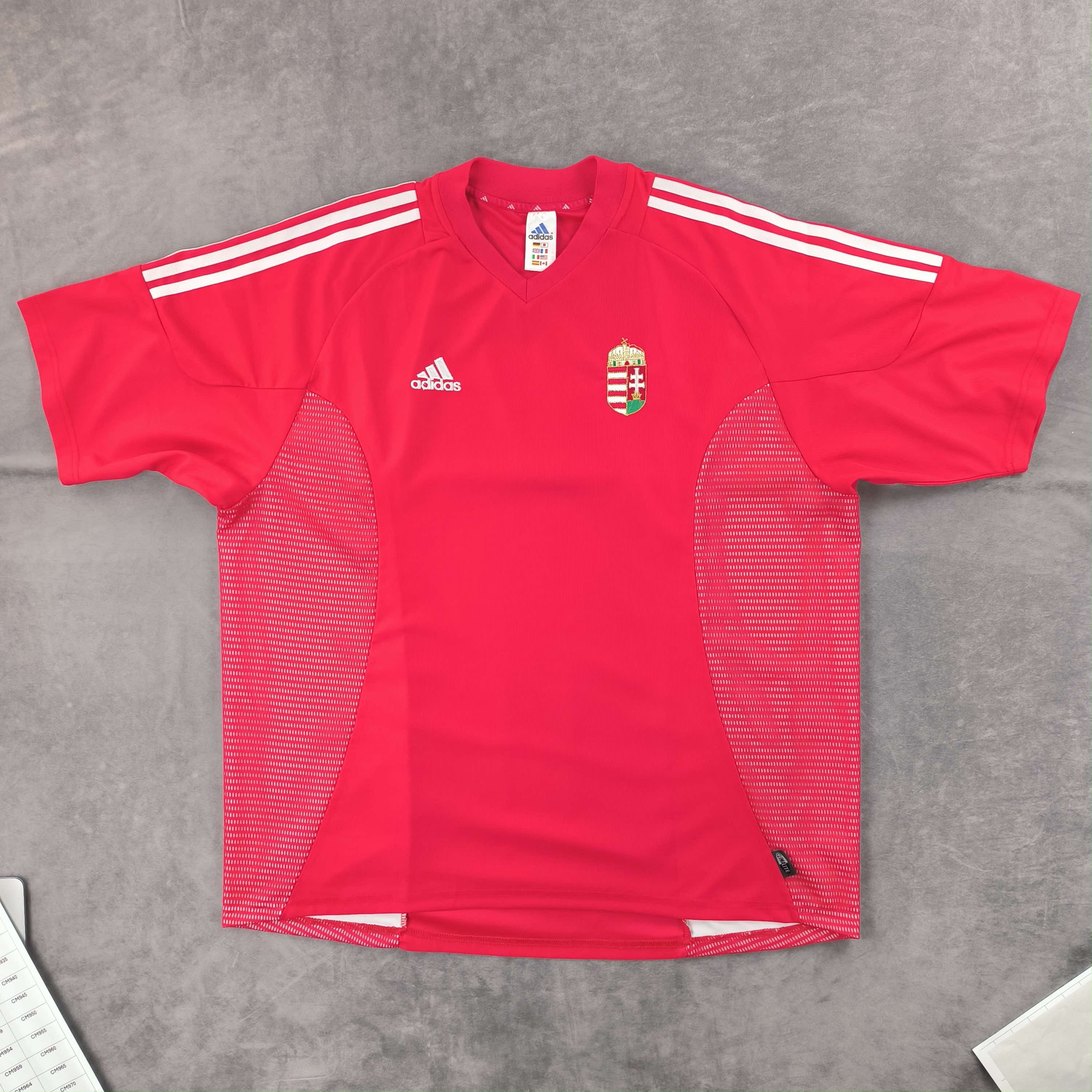 Adidas Hungary 2002-04 Adidas home football jersey shirt size XXL Size US XXL / EU 58 / 5 - 1 Thumbnail