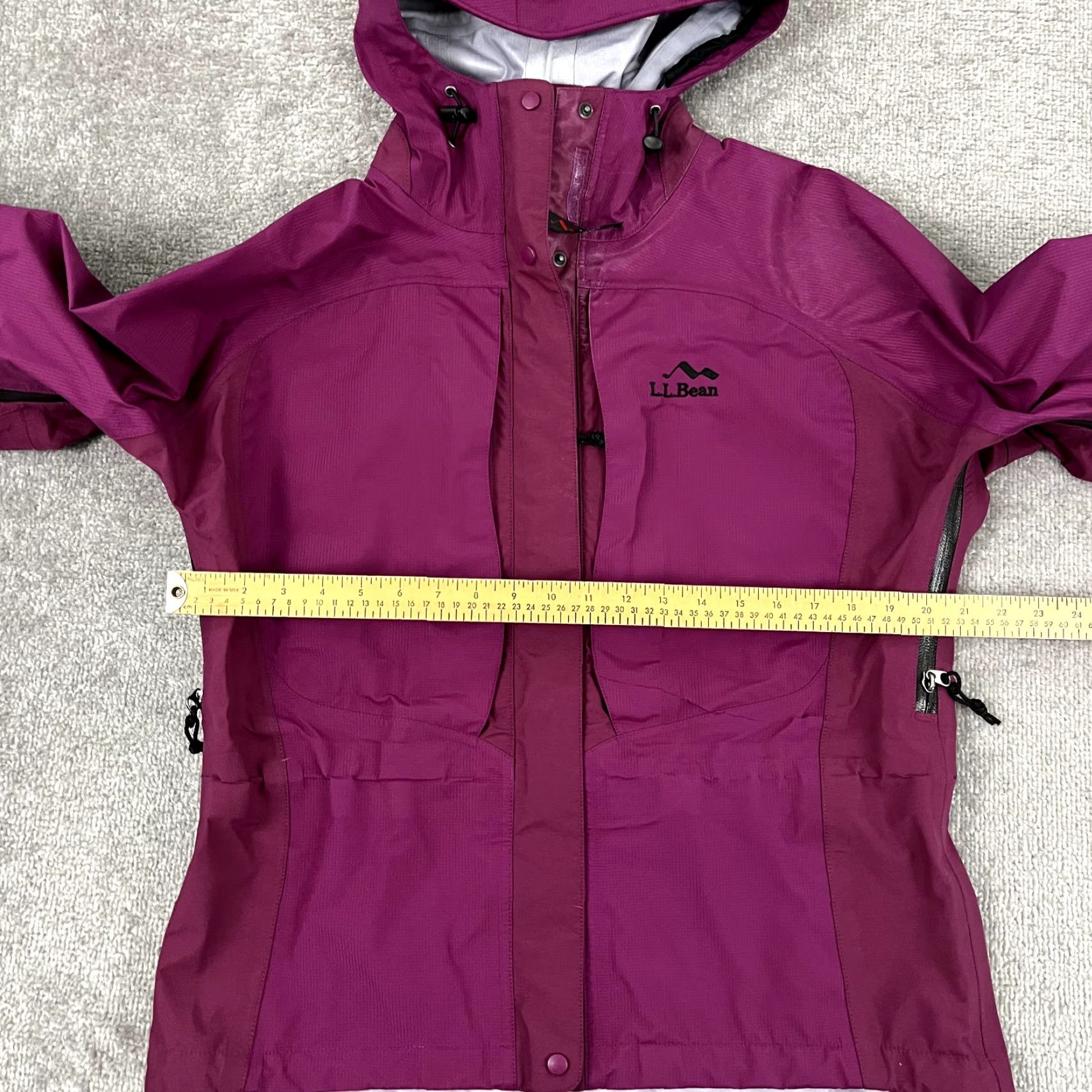 Vintage VINTAGE LL BEAN Jacket Womens Medium Goretex XCR Fuchsia Pink Rain Coat Outdoors Hiking Size M / US 6-8 / IT 42-44 - 6 Thumbnail