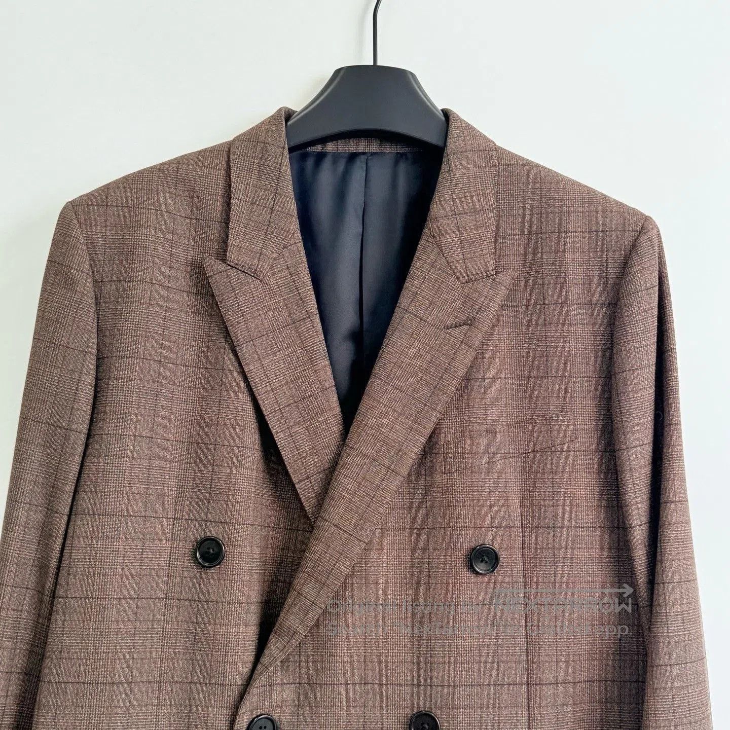 Celine Celine Brown Plaid Double. Size US M / EU 48-50 / 2 - 2 Thumbnail