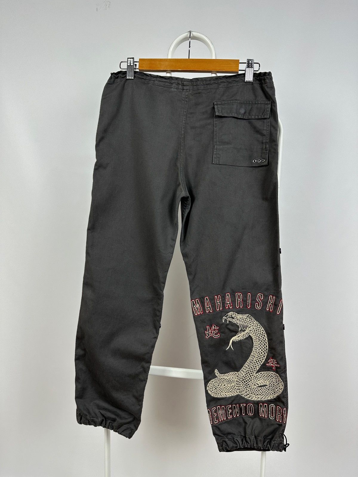 Maharishi Embroidered Snake Memento Mori Cargo Shopats Pants