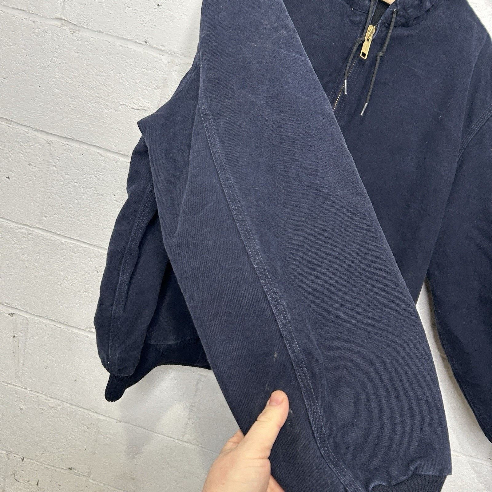 Carhartt Vintage Carhartt Hooded Active Jacket “Midnight Blue” J130 Size US XL / EU 56 / 4 - 9 Thumbnail