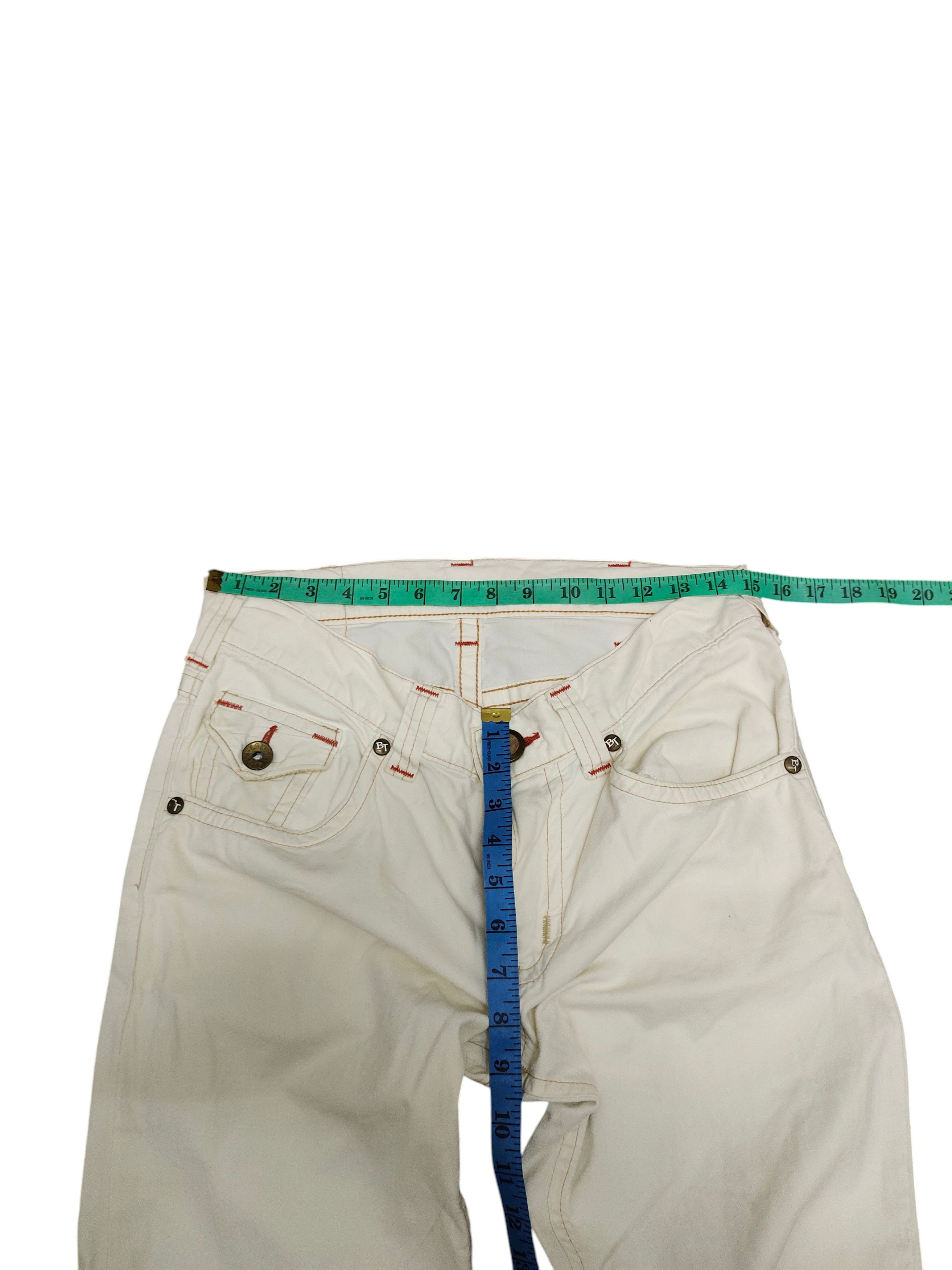 If Six Was Nine Flare Jeans Edwin Blue Trip White Denim Bootcut BT5012 Size US 30 / EU 46 - 15 Thumbnail
