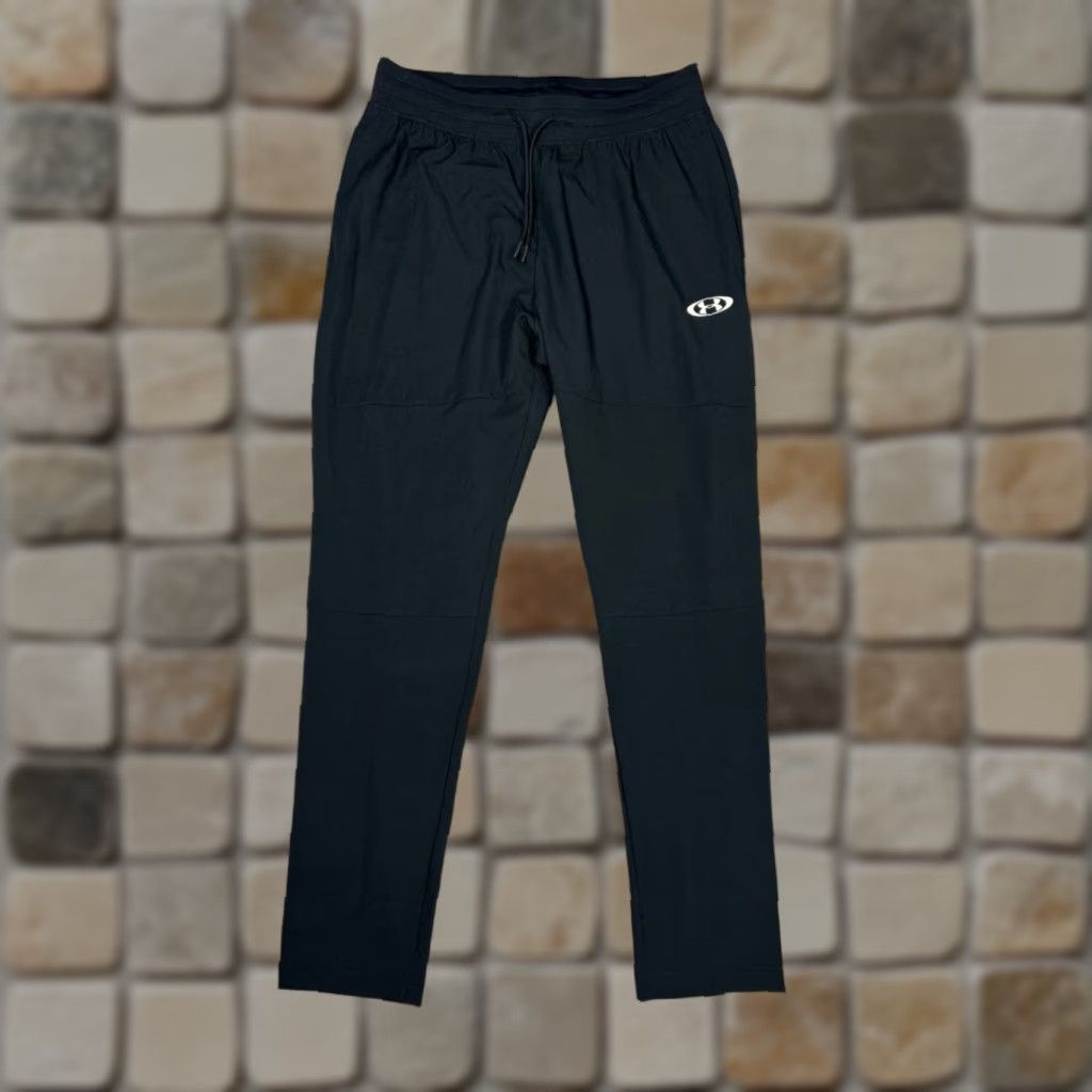 Under Armour VINTAGE Under Armour Women's Track Pants Large Black Sports Activewear Gym Running Size 36" / US 14 / IT 50 - 1 Thumbnail
