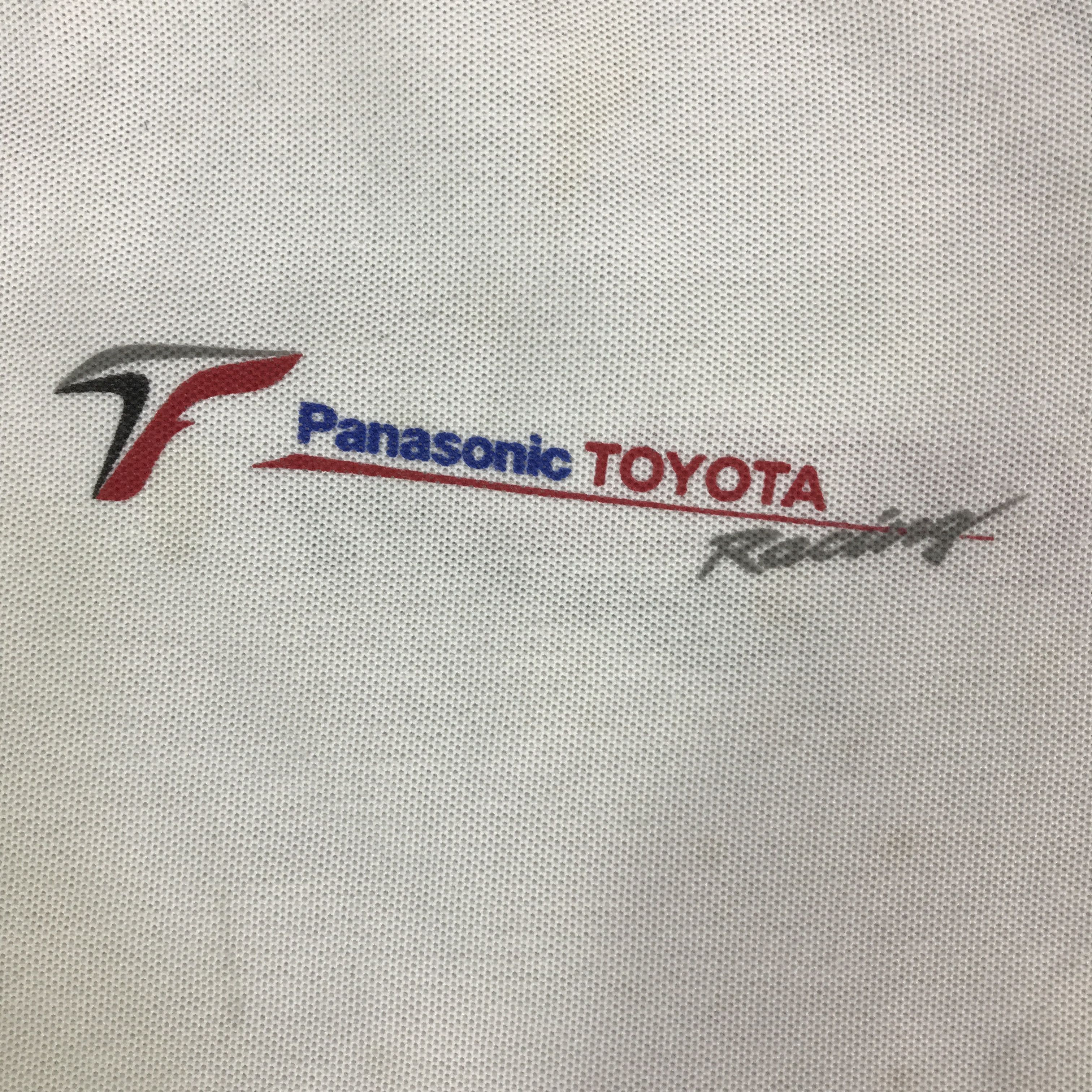 Japanese Brand PANASONIC X TOYOTA RACING T-SHIRT K117B5 Size US L / EU 52-54 / 3 - 9 Thumbnail