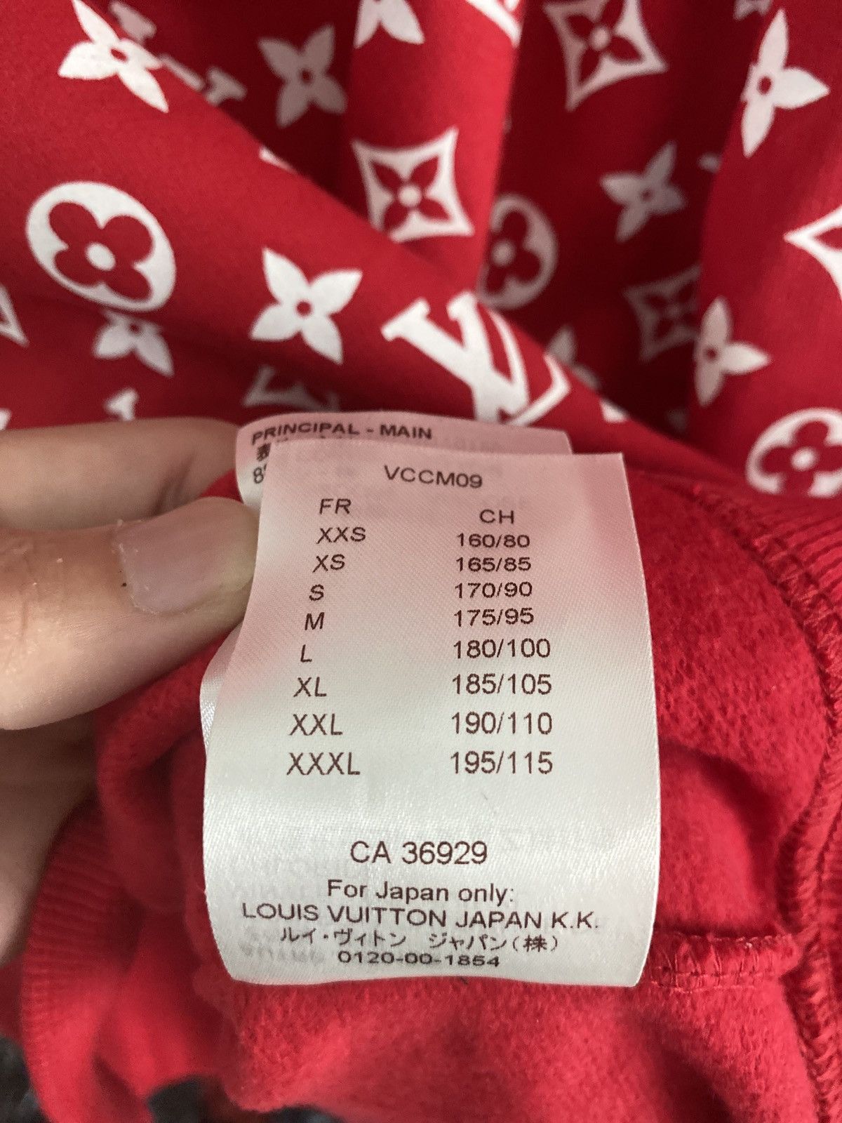 Louis Vuitton × Supreme Supreme x Louis Vuitton box logo hoody Size US S / EU 44-46 / 1 - 2 Thumbnail