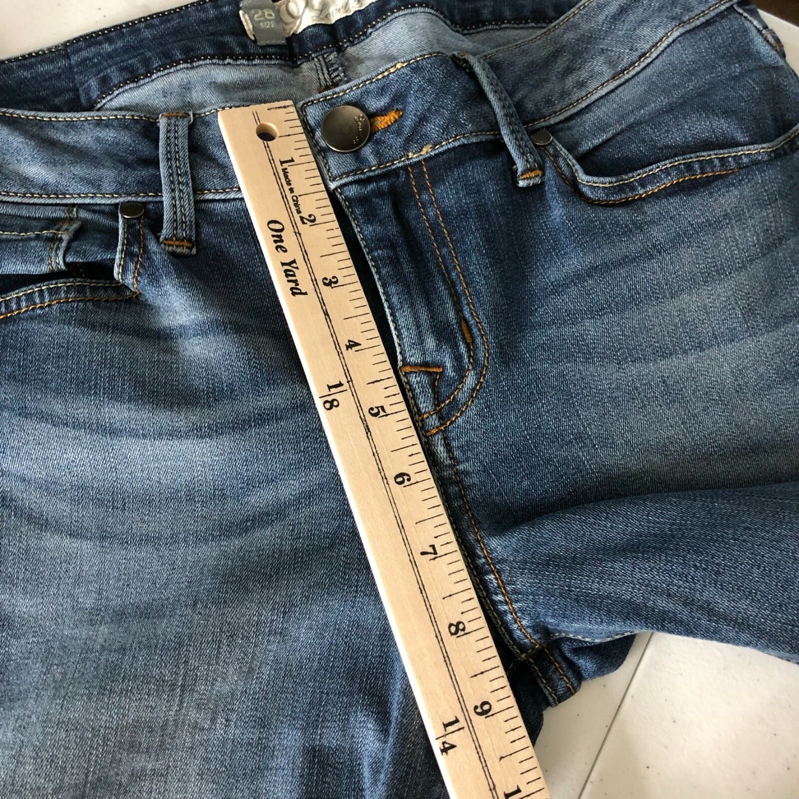Other Level 99 Womens Jeans Boot Cut Medium Wash Stretch Size 28 Size 28" / US 6 / IT 42 - 10 Thumbnail