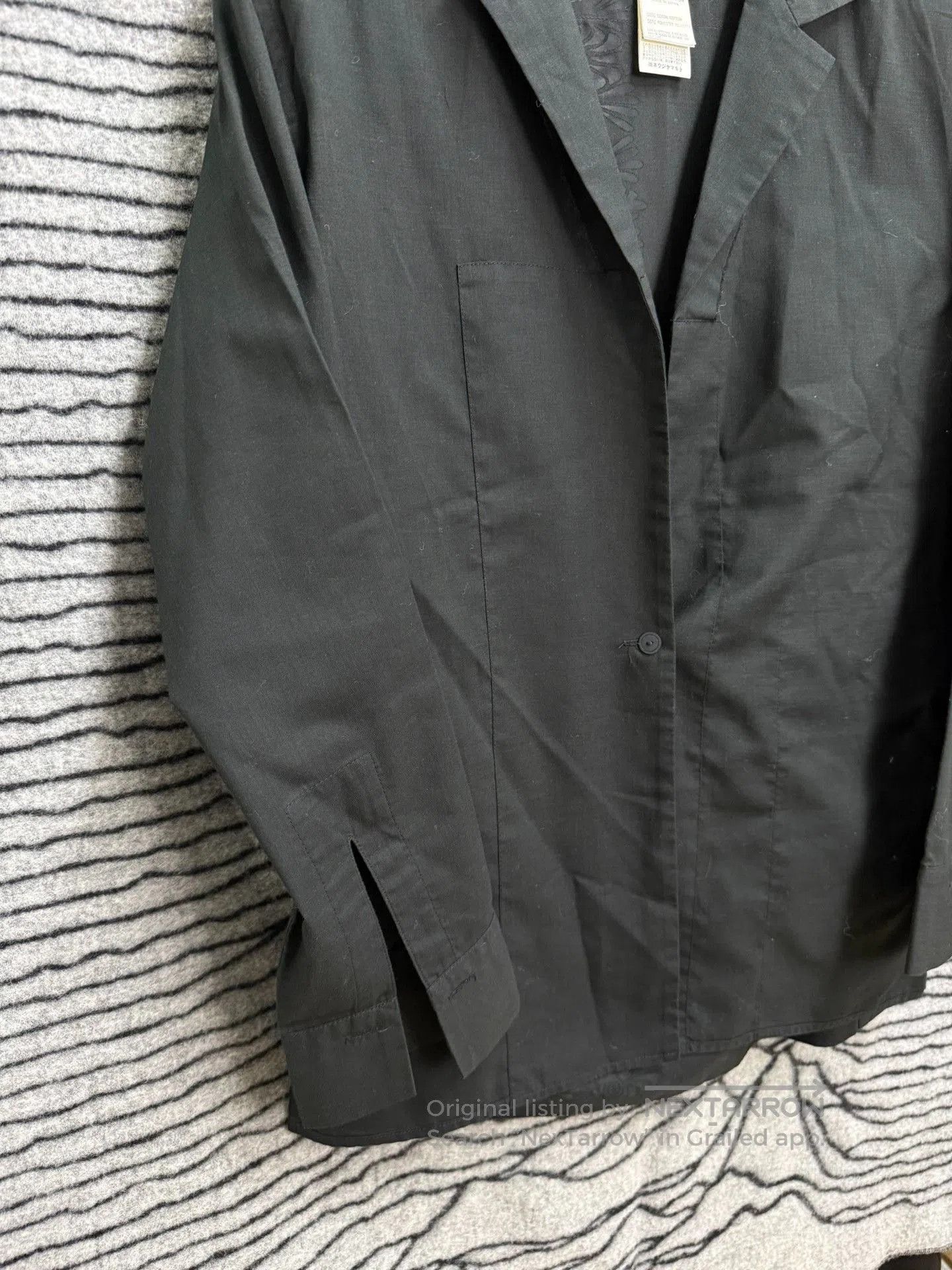 Y's Yohji Yamamoto Y's Sheer Patterned Shirt. Size L / US 10 / IT 46 - 2 Thumbnail