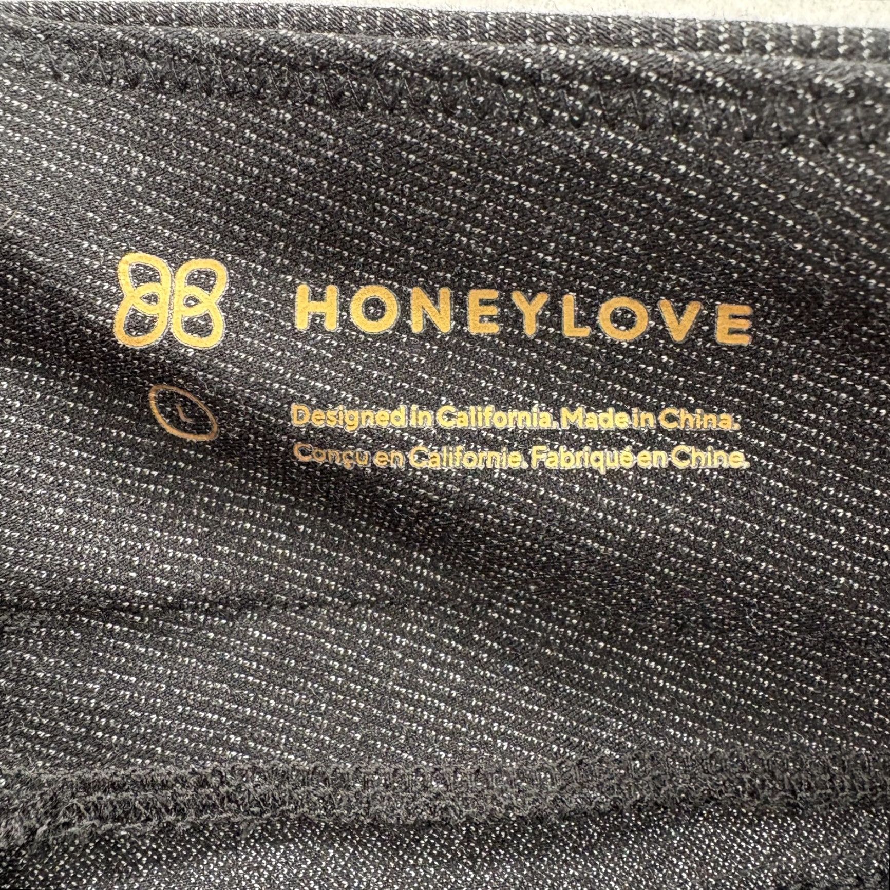 Vintage Honeylove Pants Womens Large Gray Hidden Smoothing Stretch Pull-On Slim Ankle Ponte Size 36" / US 14 / IT 50 - 3 Thumbnail