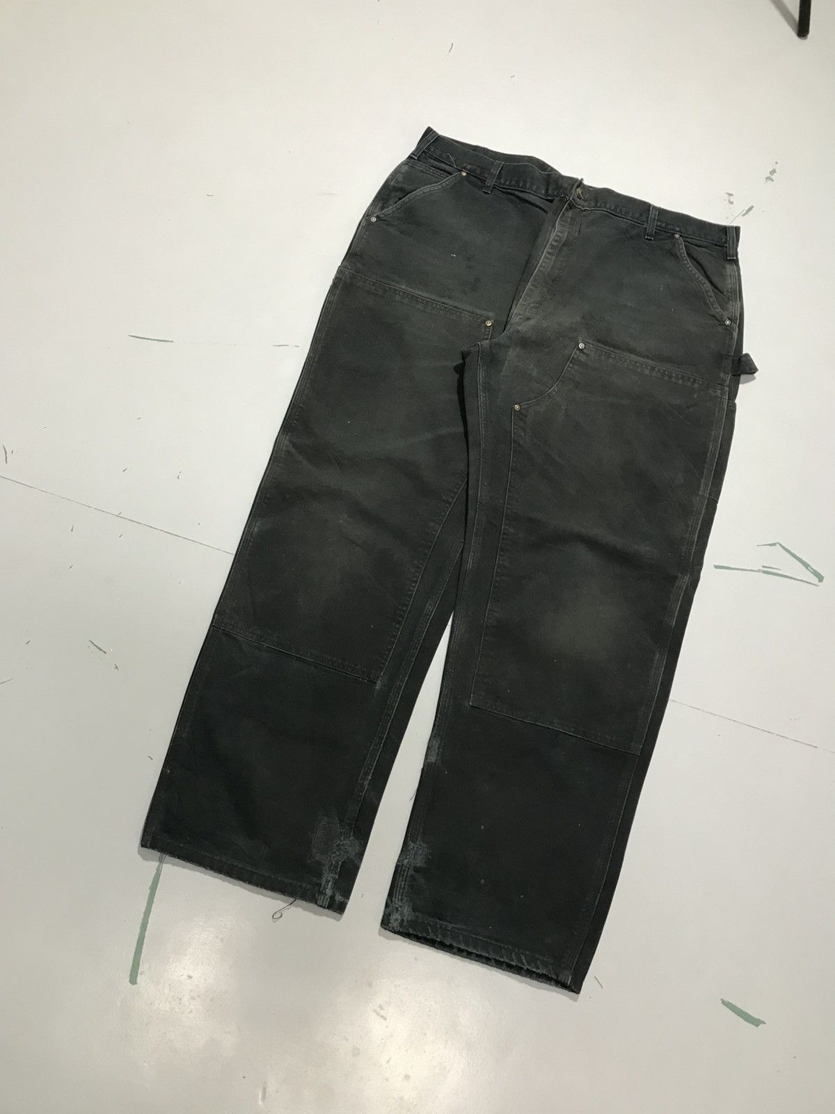Carhartt Vintage carhartt B01 BLK double knee workwear Size US 40 / EU 56 - 3 Thumbnail