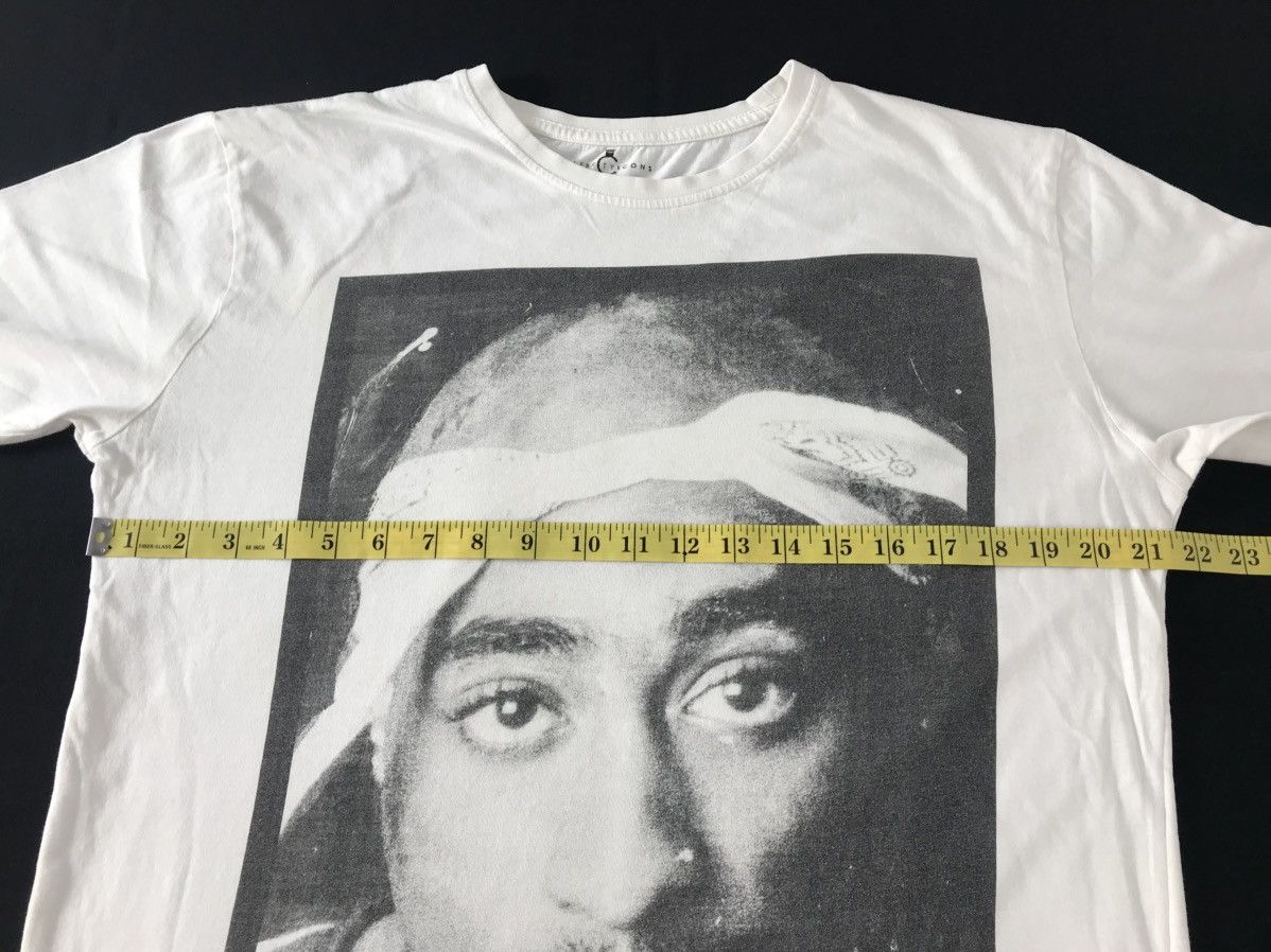 Rap Tees Hype Tupac Shakur American Rapper Rap Tees Big Face Printed Size US L / EU 52-54 / 3 - 8 Thumbnail