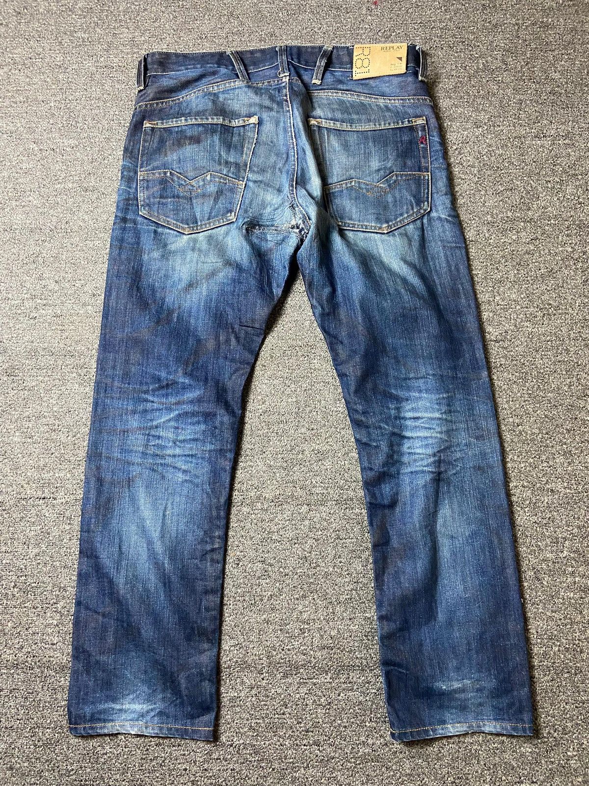 Replay Vintage REPLAY Regular Fit Jeans (143) Size US 34 / EU 50 - 2 Thumbnail
