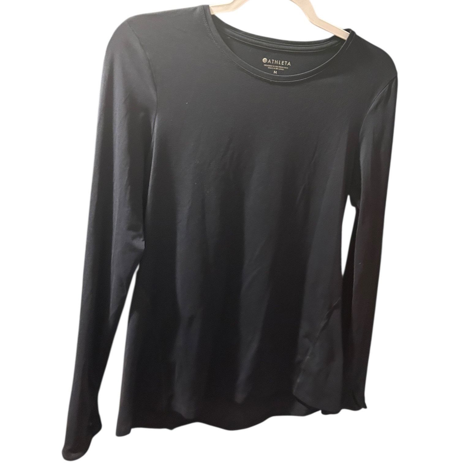 Athleta Athleta Top Long Sleeve Tee Shirt Blouse Navy Blue Womens M Size M / US 6-8 / IT 42-44 - 1 Thumbnail