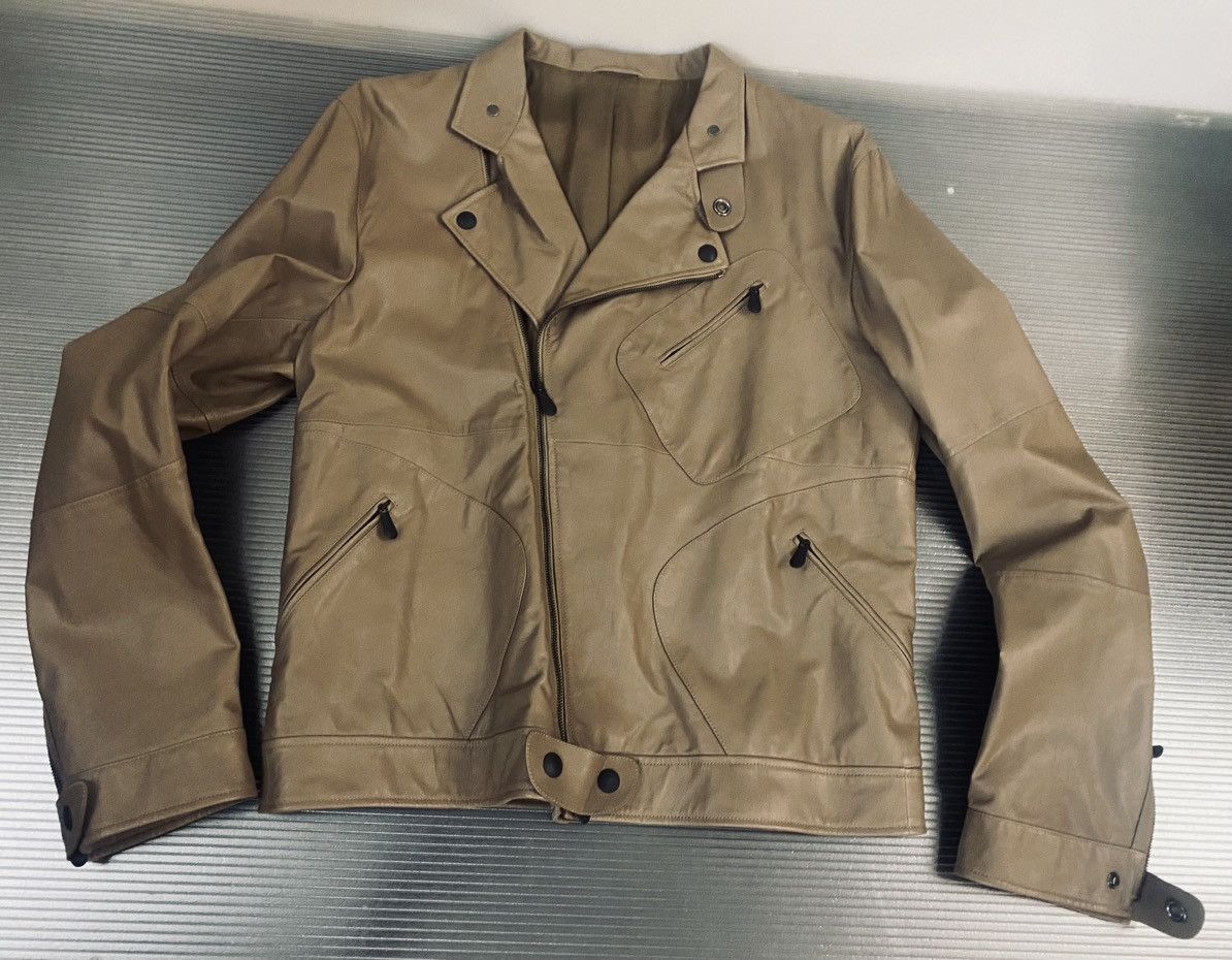 Bottega Veneta Bottega Veneta 🇮🇹 x Tomas Maier leather motorcycle jkt 54 NEW Size US L / EU 52-54 / 3 - 7 Thumbnail
