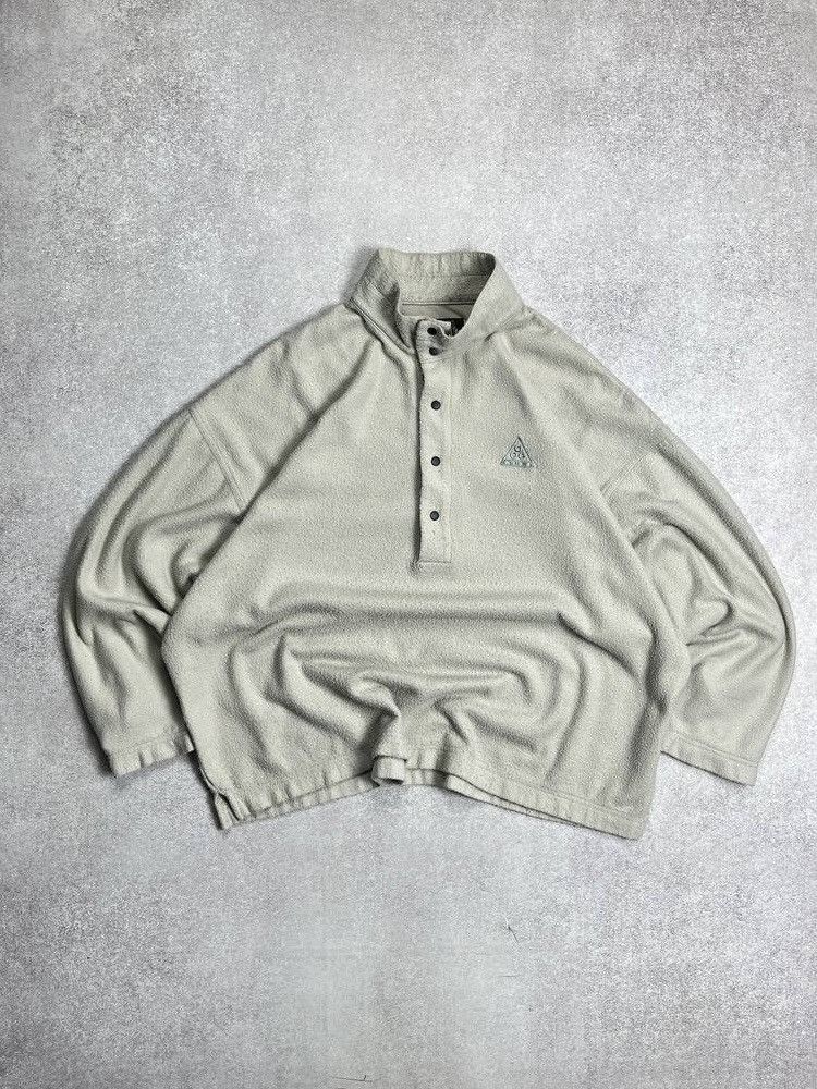 Nike ACG × Vintage VINTAGE 90s NIKE ACG FLEECE SHERPA JACKET Y2K L Size US L / EU 52-54 / 3 - 1 Thumbnail